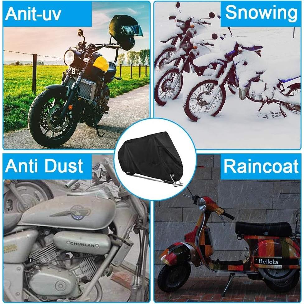 Cubierta Impermeable para Motocicleta LuLuya MC2XL hasta 243 cm