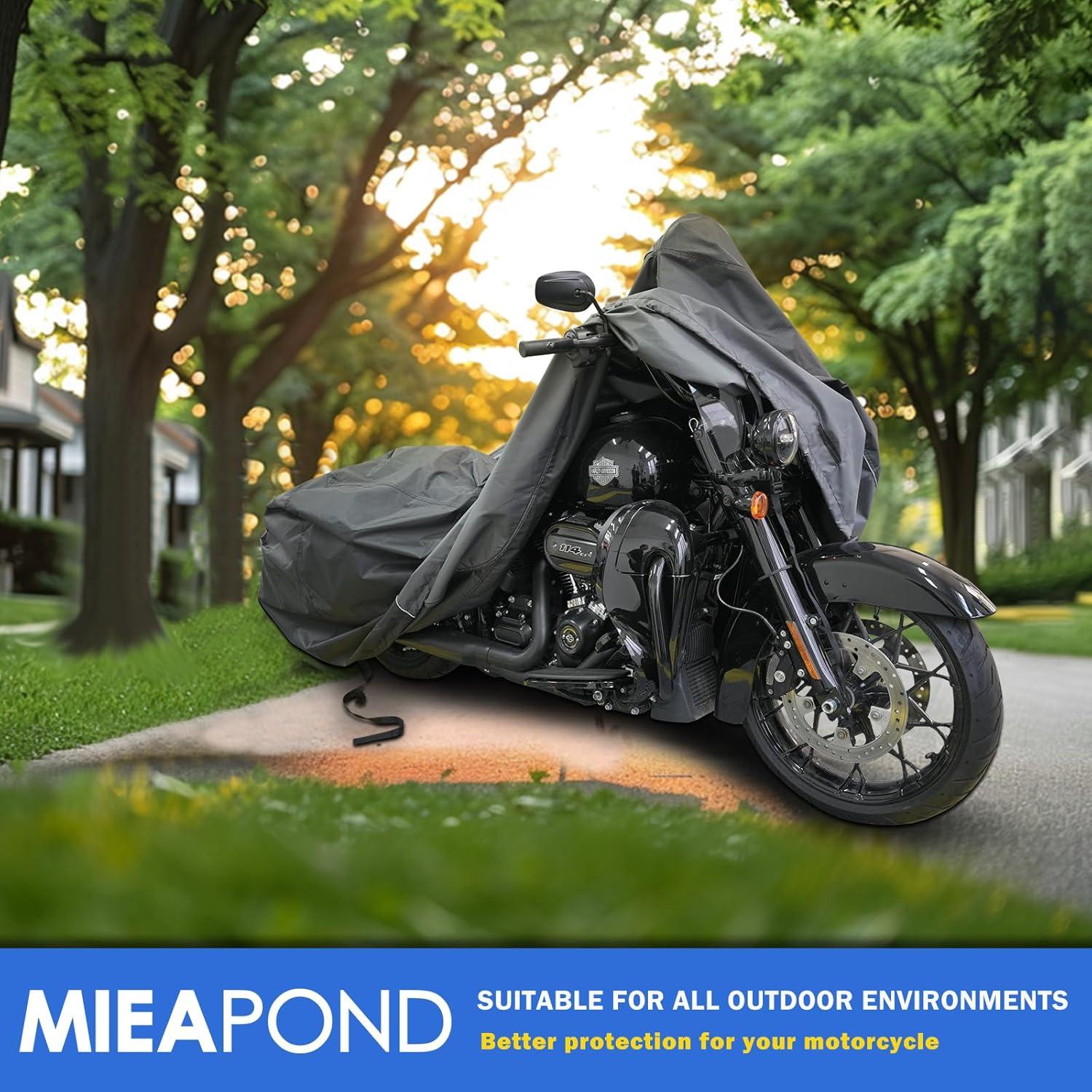 Funda de motocicleta impermeable Mieapond para Harley Davidson