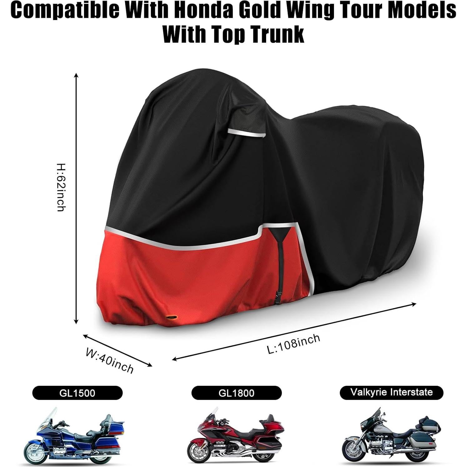 Cubierta de Moto Sportuli para Honda Goldwing GL1500 GL1800