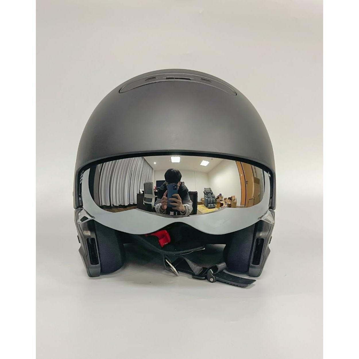 Visera de Casco de Motocicleta Logto Covert Plata Universal