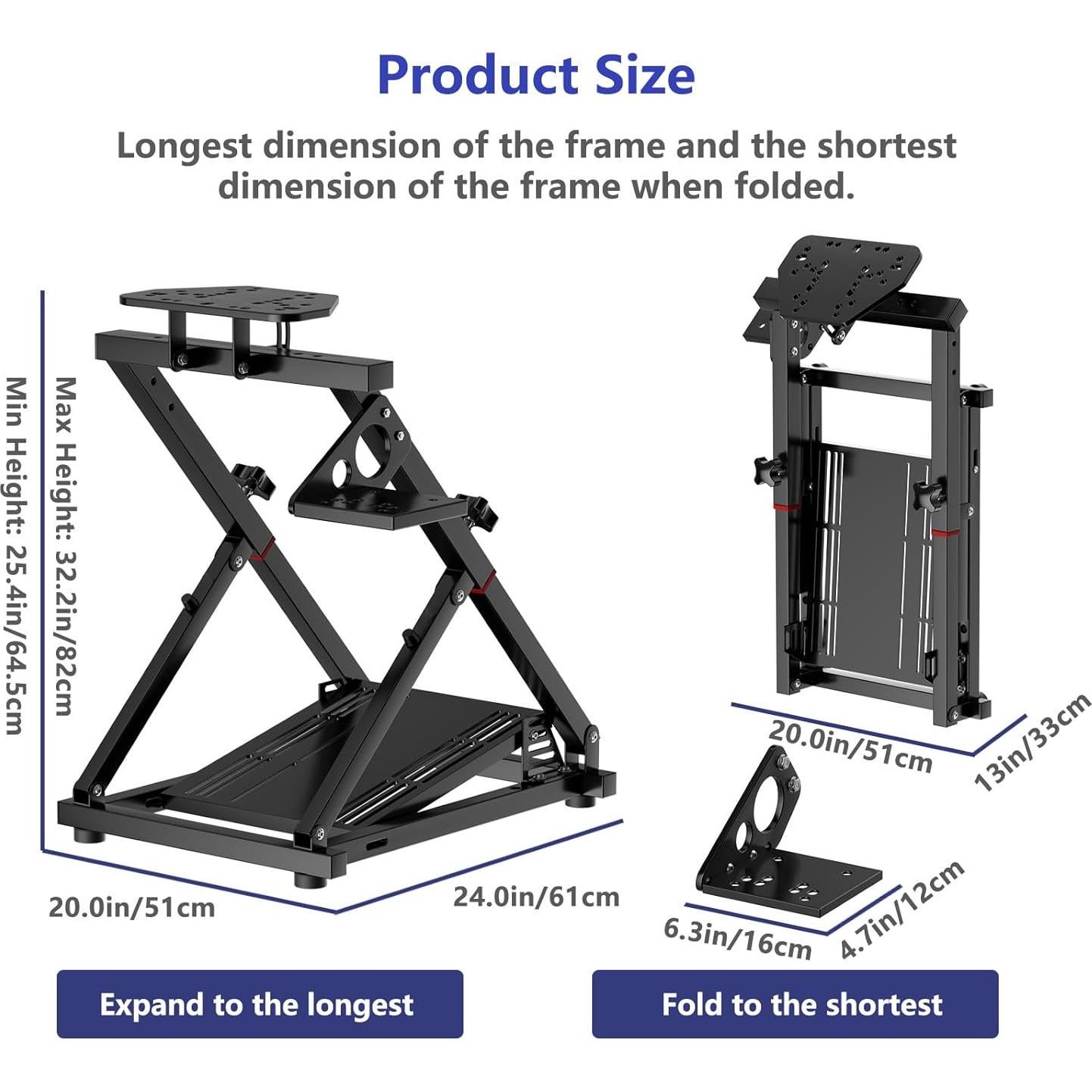 Soporte de Volante XRhinorth para Logitech y Thrustmaster
