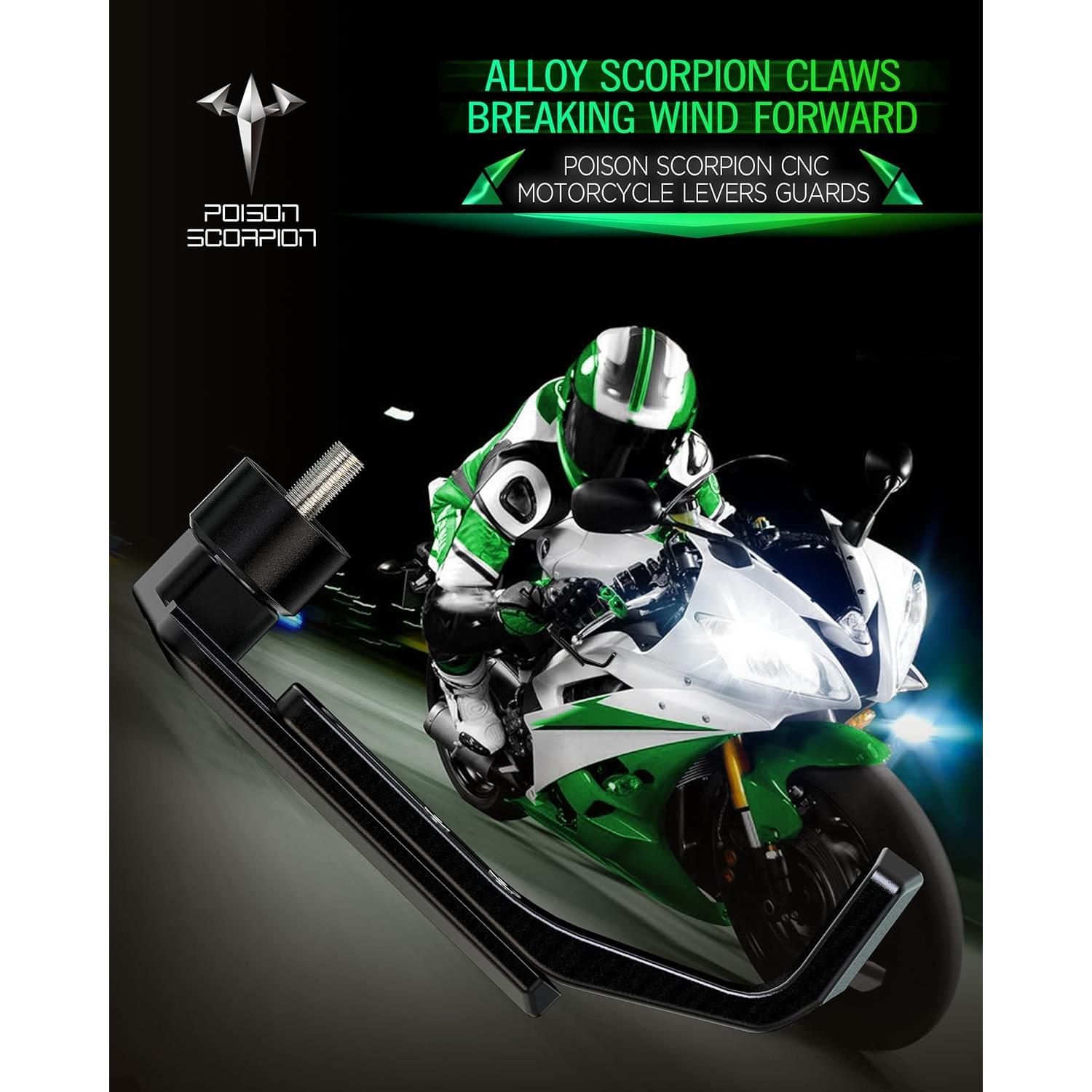 Protectores de Manillar de Motocicleta POISON SCORPION CNC