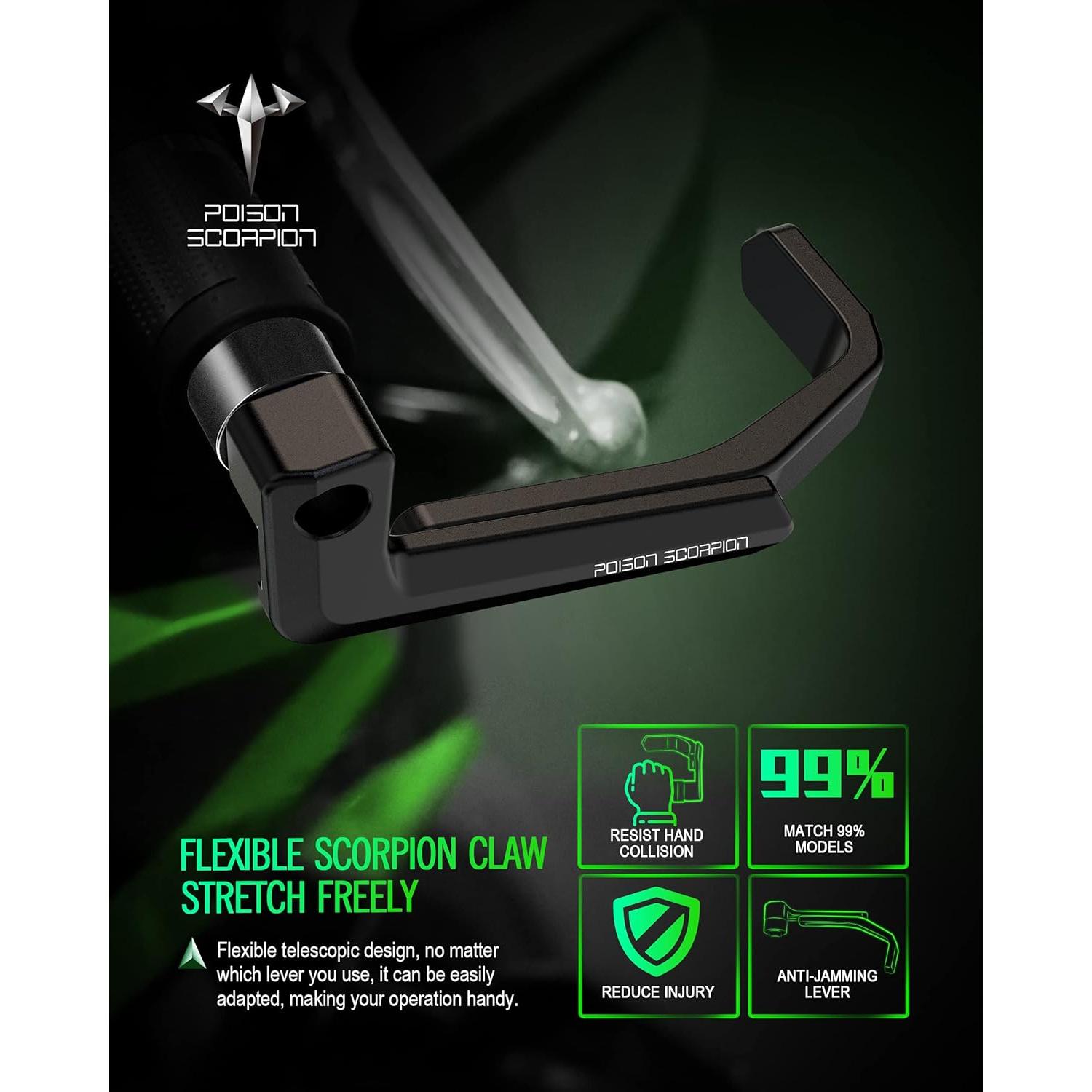 Protectores de Manillar de Motocicleta POISON SCORPION CNC