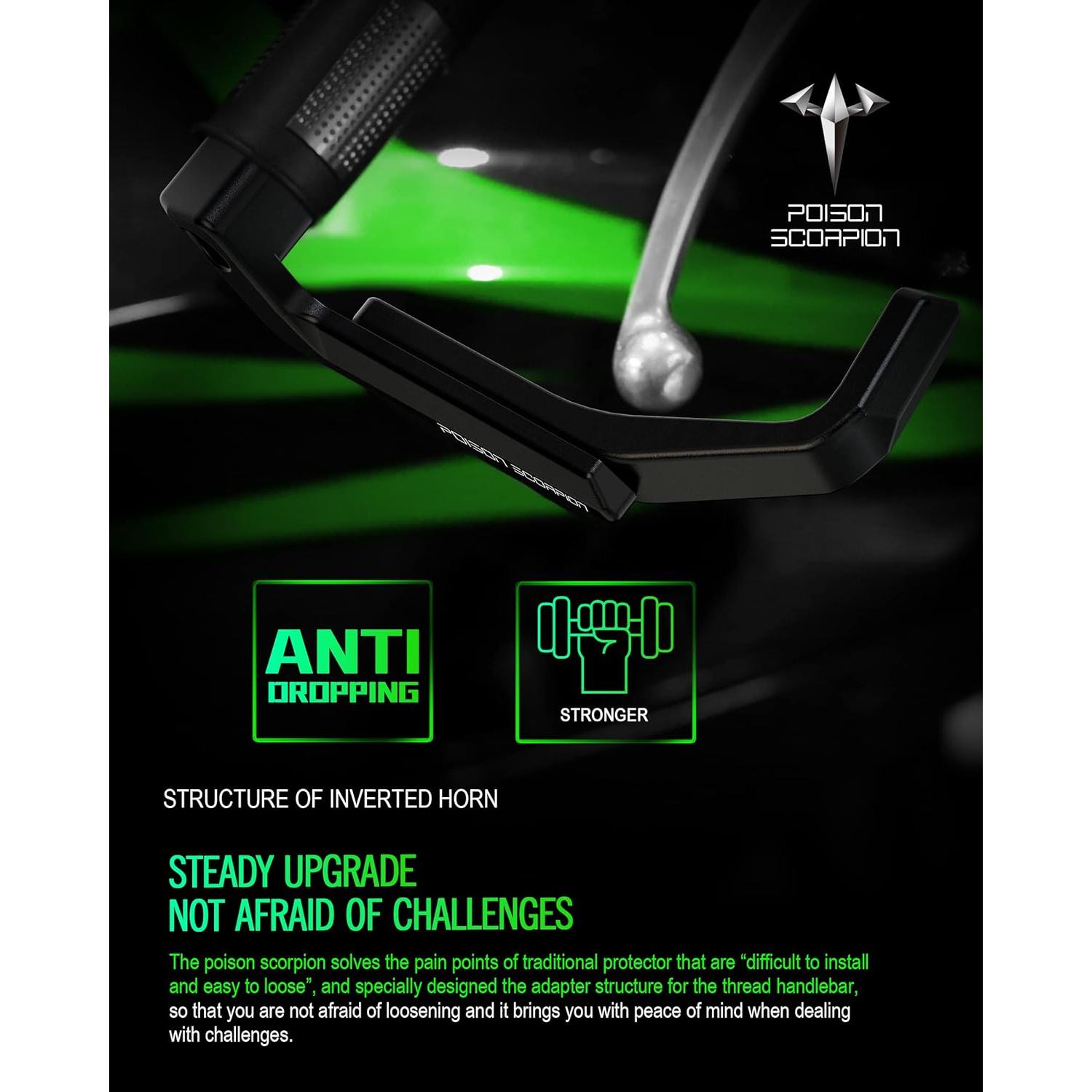 Protectores de Manillar de Motocicleta POISON SCORPION CNC