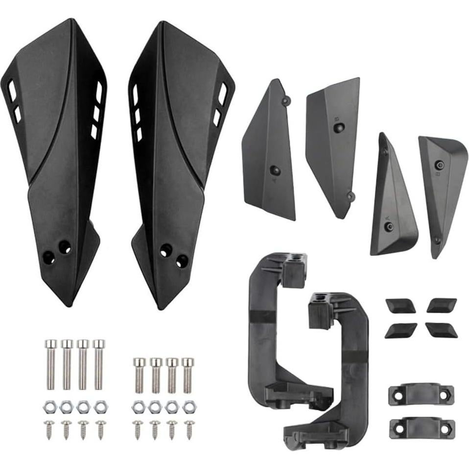 Protectores de Manos Kucehiup para Motocicleta 22mm-25mm Negro