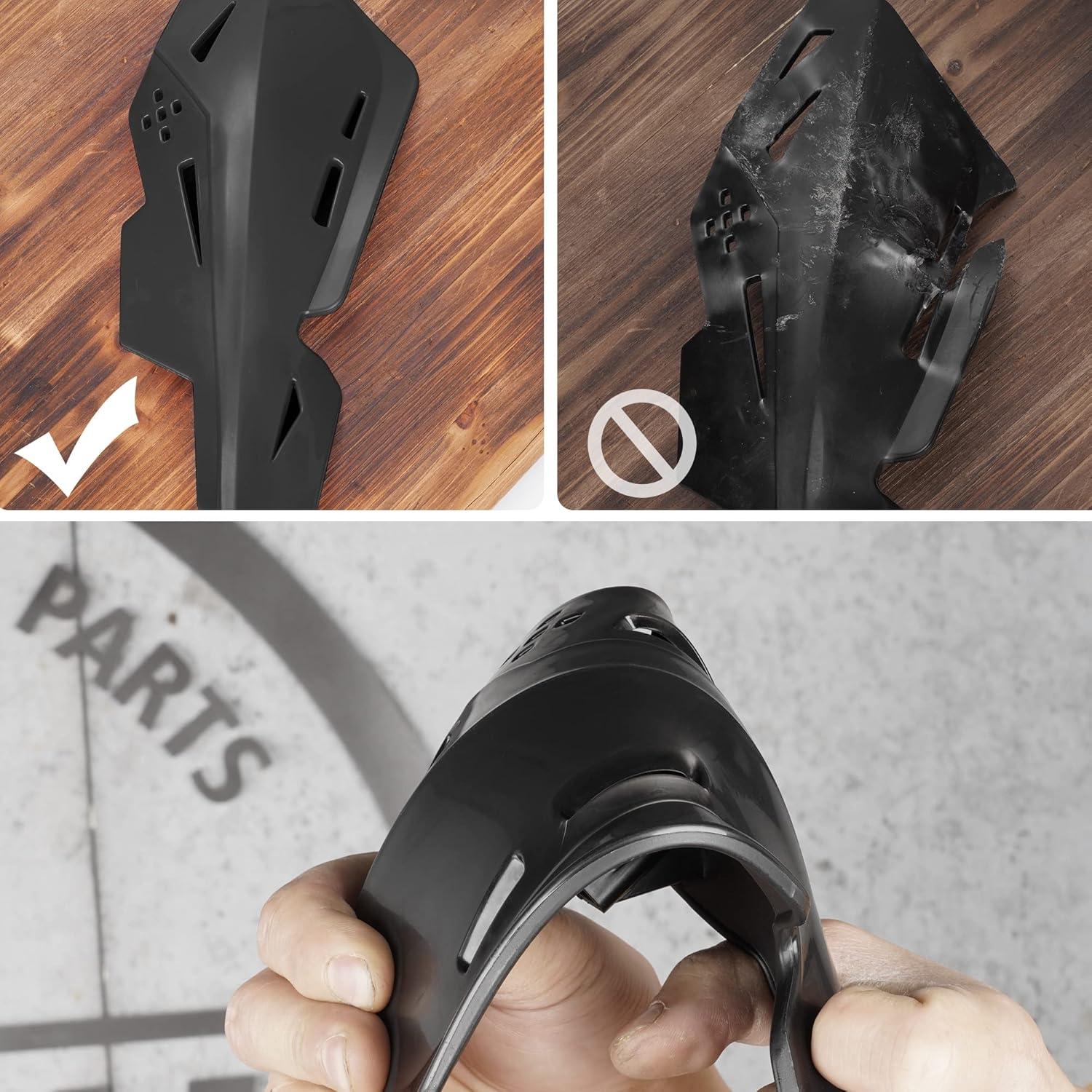 Protectores de Manos JIAYAN 22mm para Motocicleta y ATV - Negro