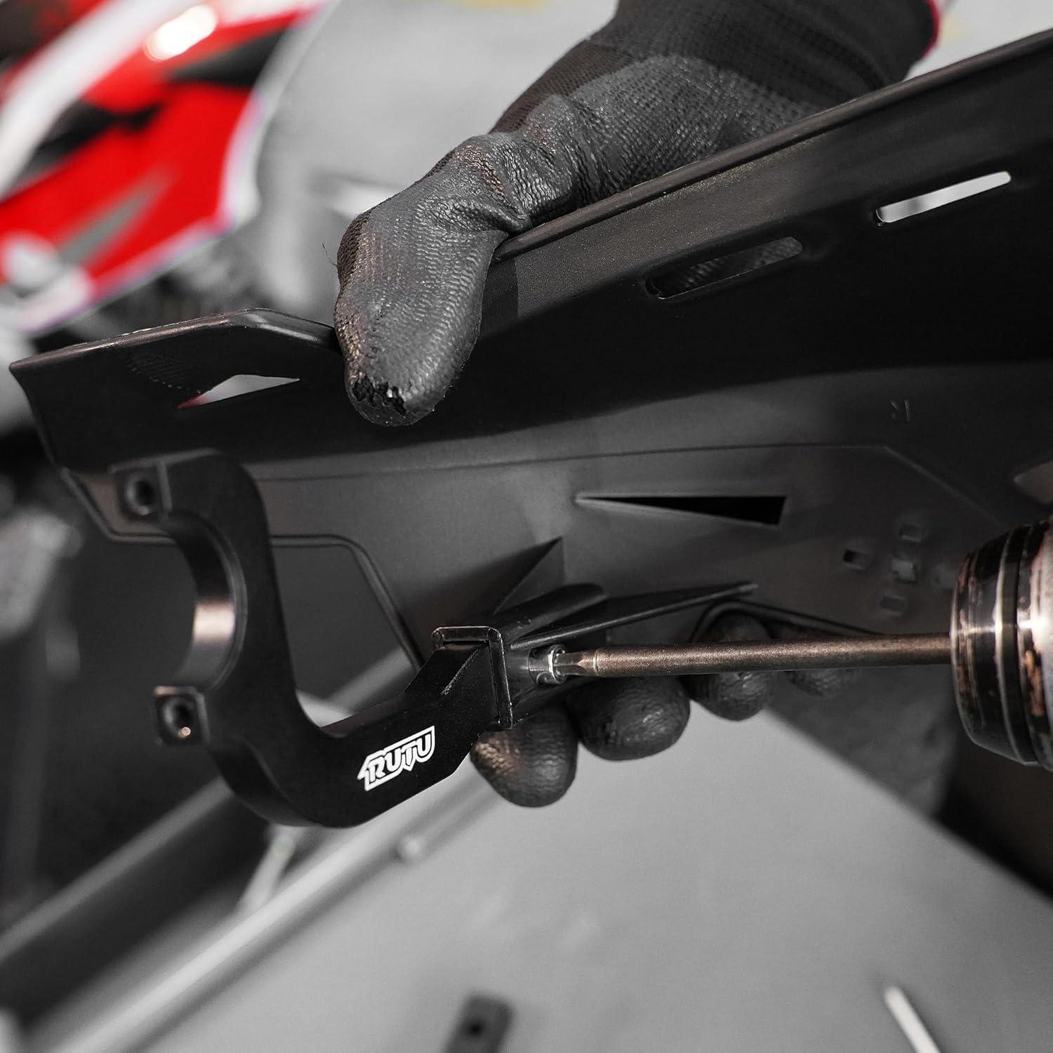 Protectores de Manos JIAYAN 22mm para Motocicleta y ATV - Negro