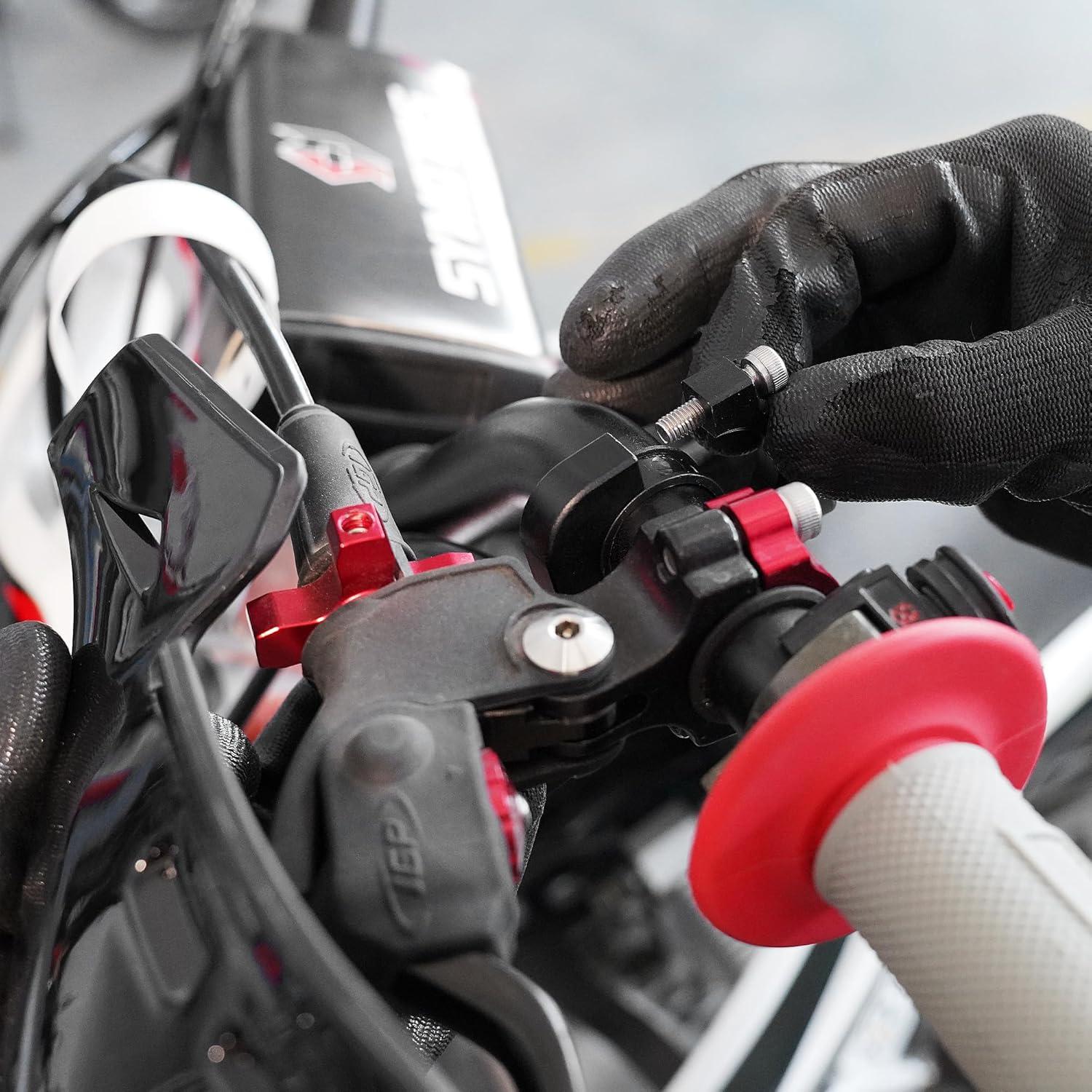 Protectores de Manos JIAYAN 22mm para Motocicleta y ATV - Negro