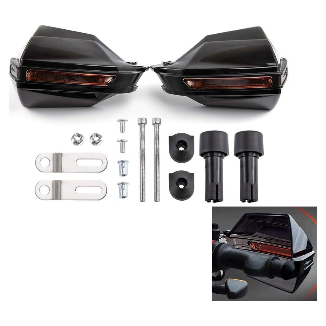 Protector de Manos para Motocicleta evomosa - Negro Universal