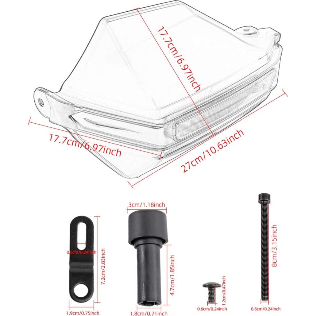 Protector de Manos para Motocicleta evomosa - Negro Universal