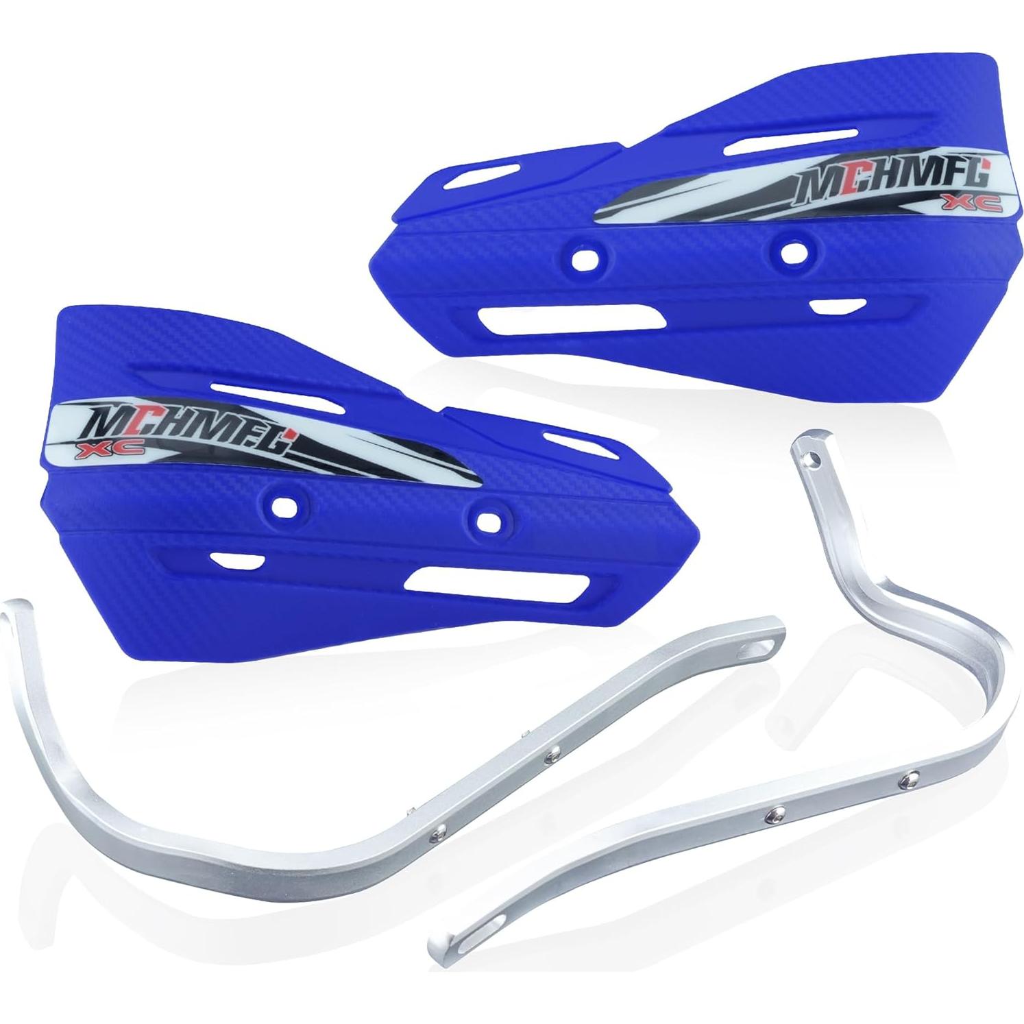 Guardias de Manos MCHMFG Universales para Motocicleta 22mm y 28mm - Azul