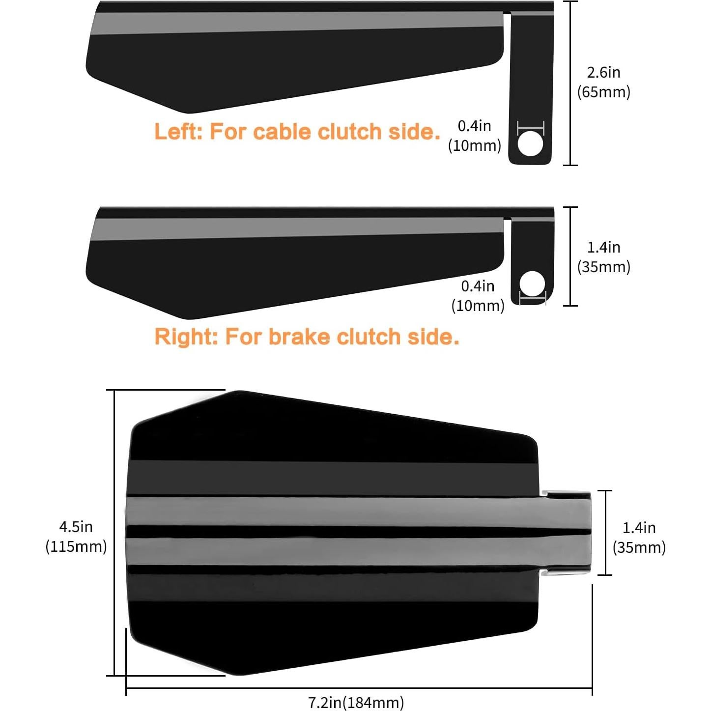 Guardabarros de Motocicleta VG MOTO Grande para Harley 2007-2023