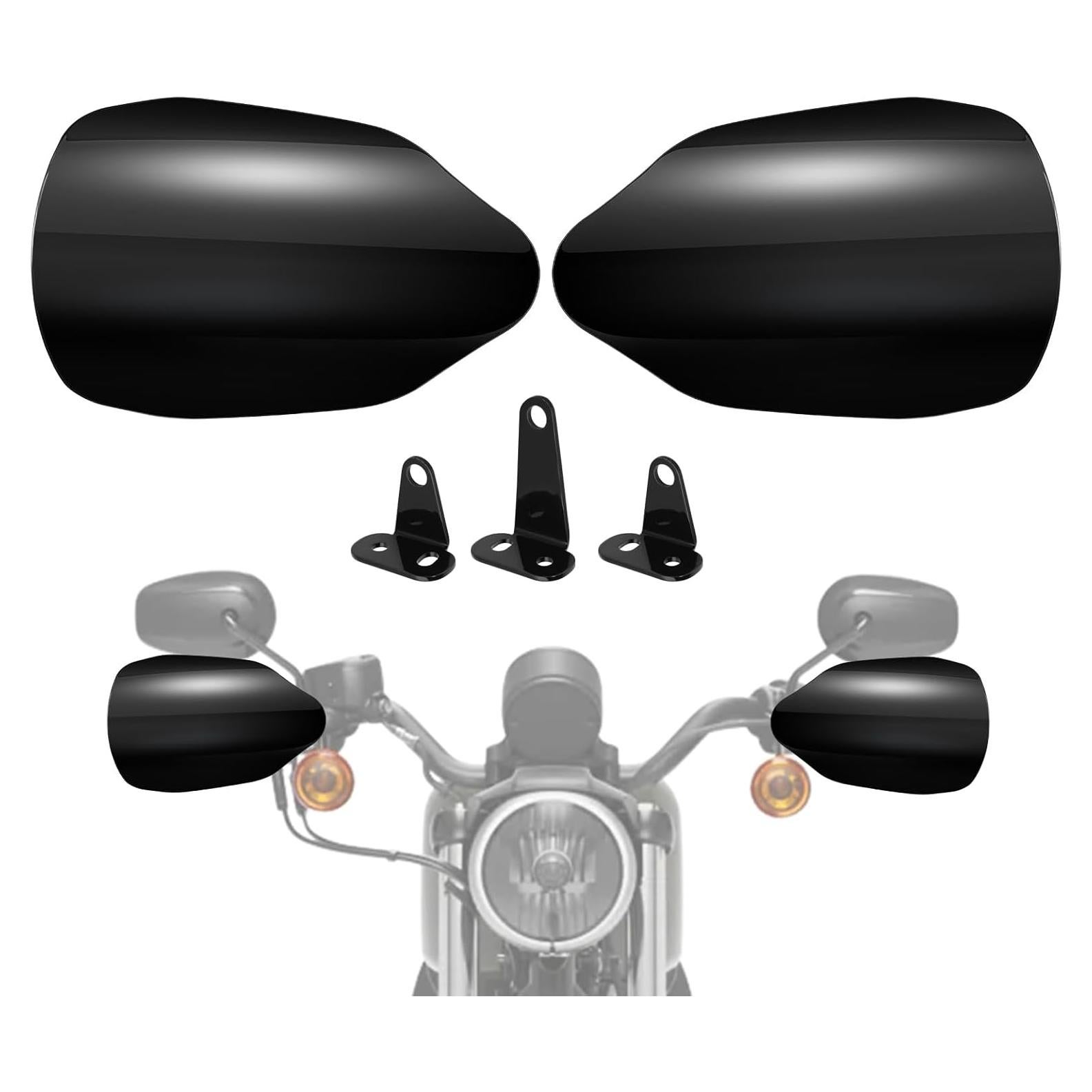 Guardamanos de Acero Inoxidable Benlari para Harley 2007-2023