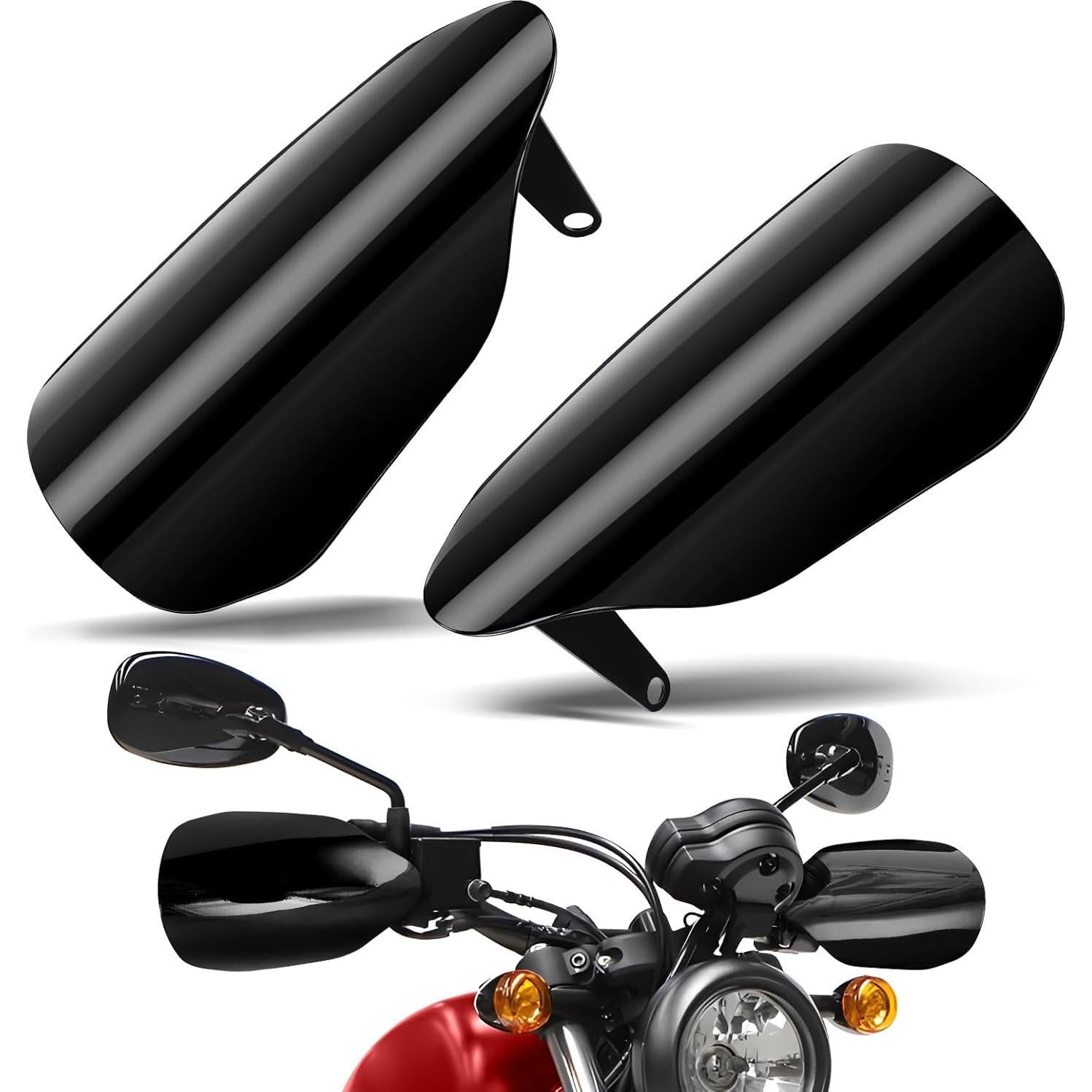 Guardamanos de Acero Inoxidable Benlari para Harley 2007-2023