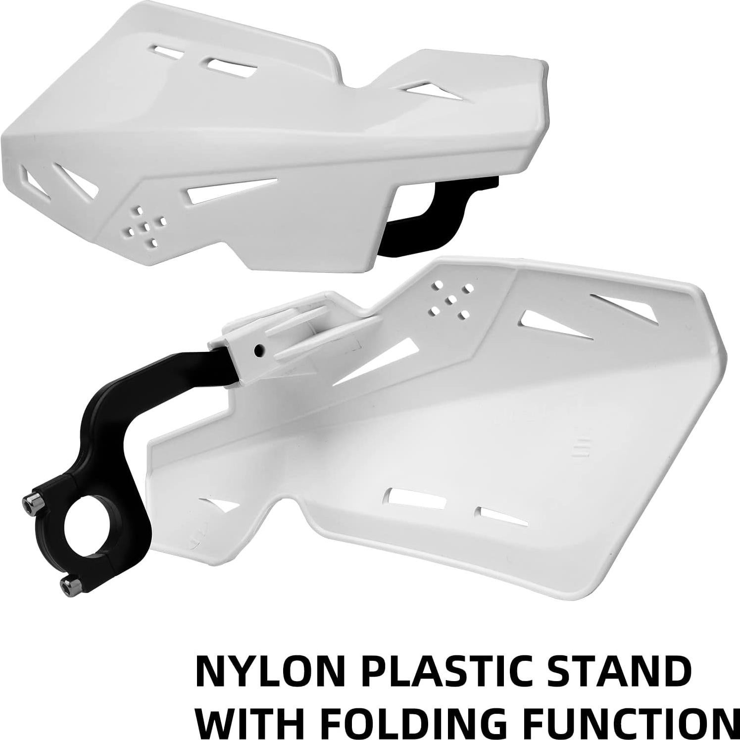 Protectores de Manos PRO CAKEN Nylon Universales 22mm 28mm Blanco