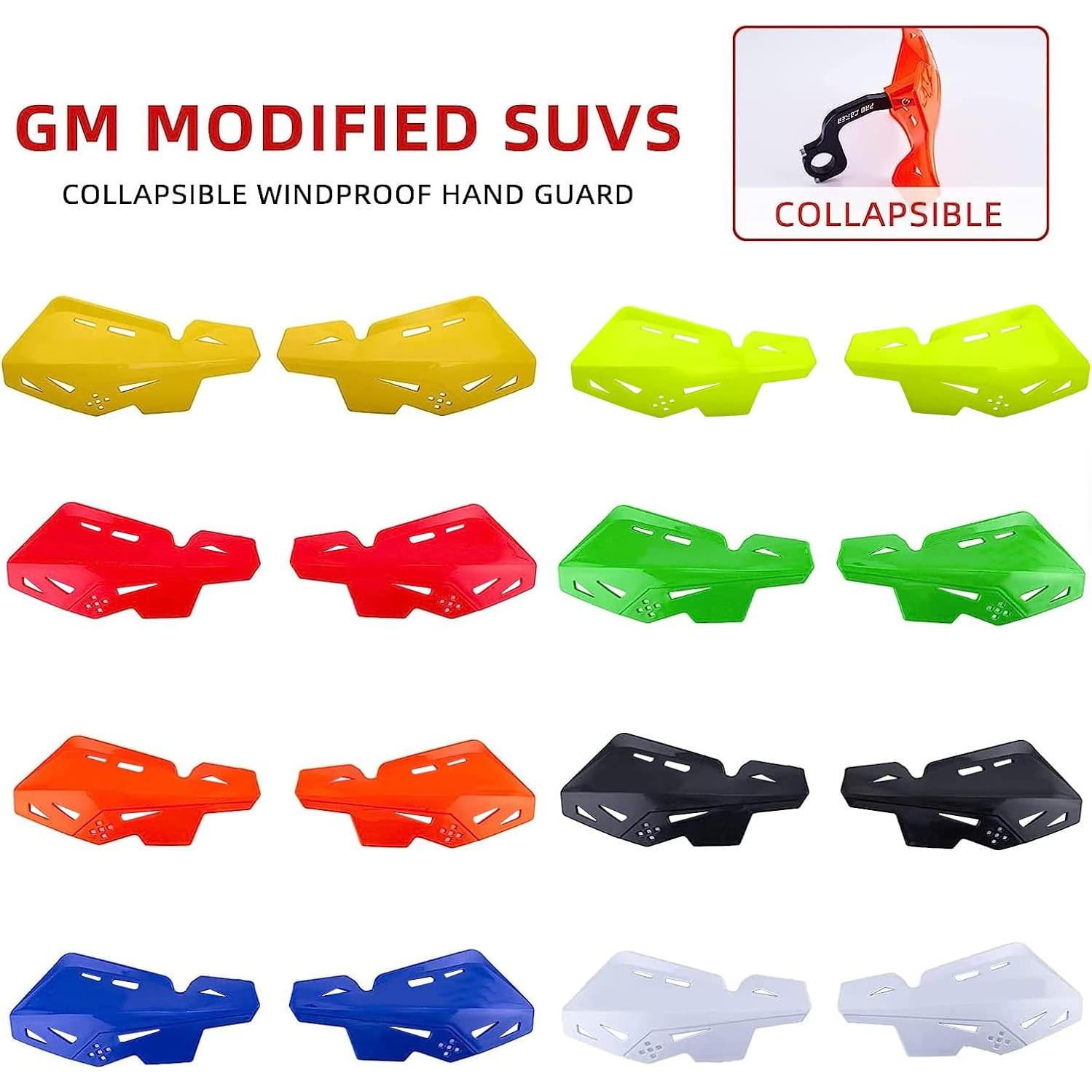 Protectores de Manos PRO CAKEN Nylon Universales 22mm 28mm Blanco