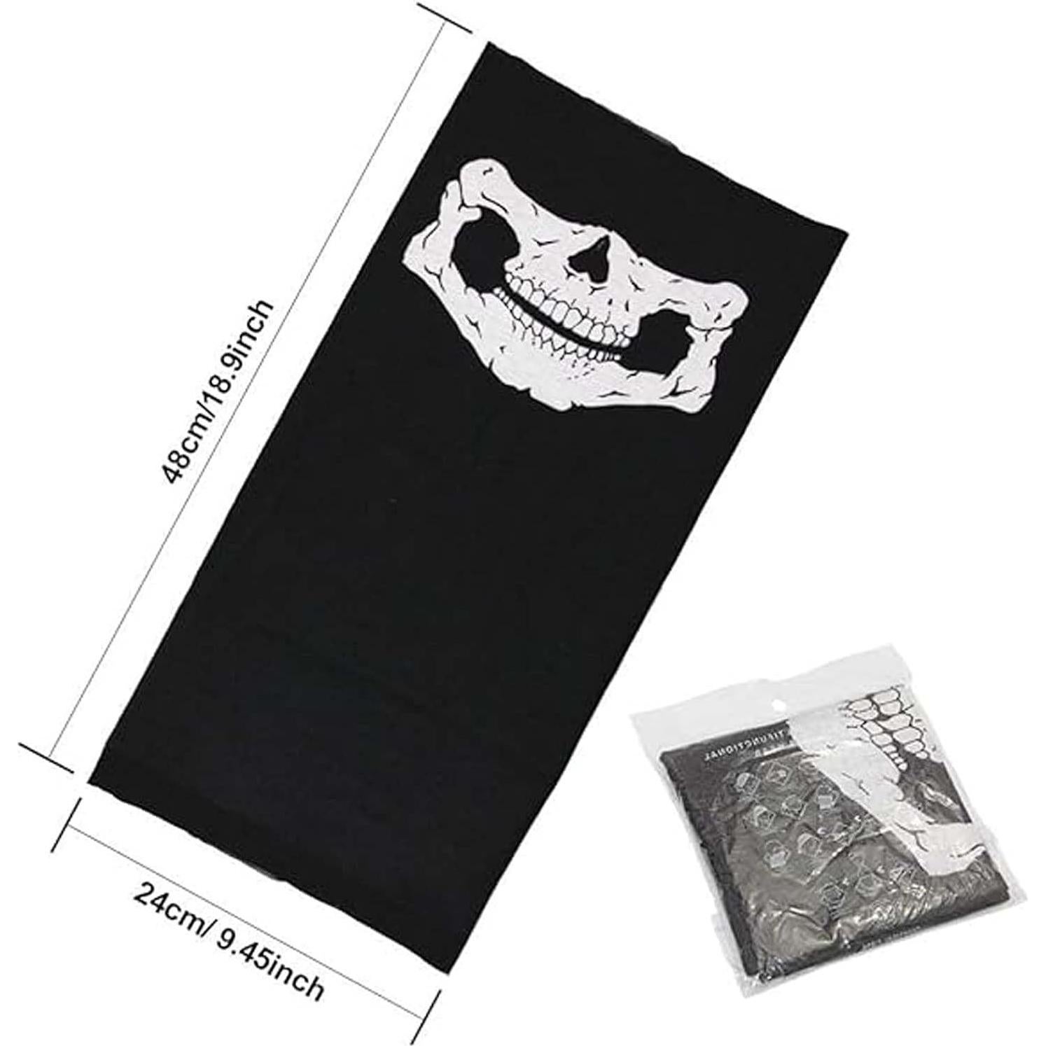 3 Máscaras Balaclava Calavera Transpirables XZSXSL para Motocicleta