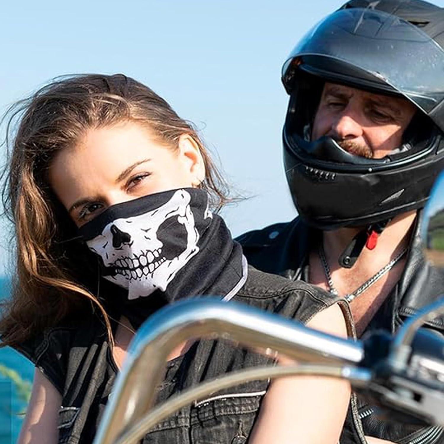 3 Máscaras Balaclava Calavera Transpirables XZSXSL para Motocicleta