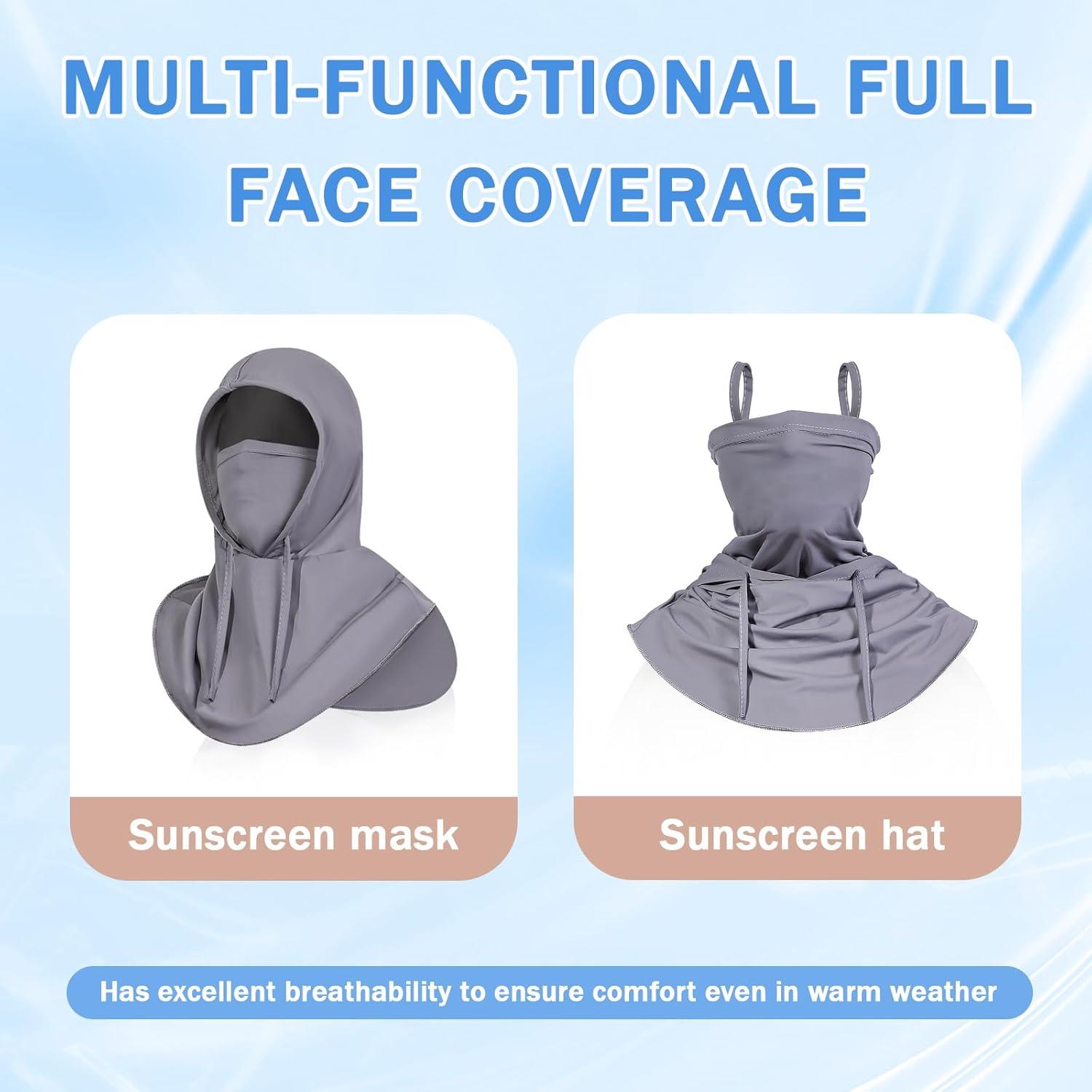 Paquete de 3 Balaclavas UV Transpirables para Hombres y Mujeres
