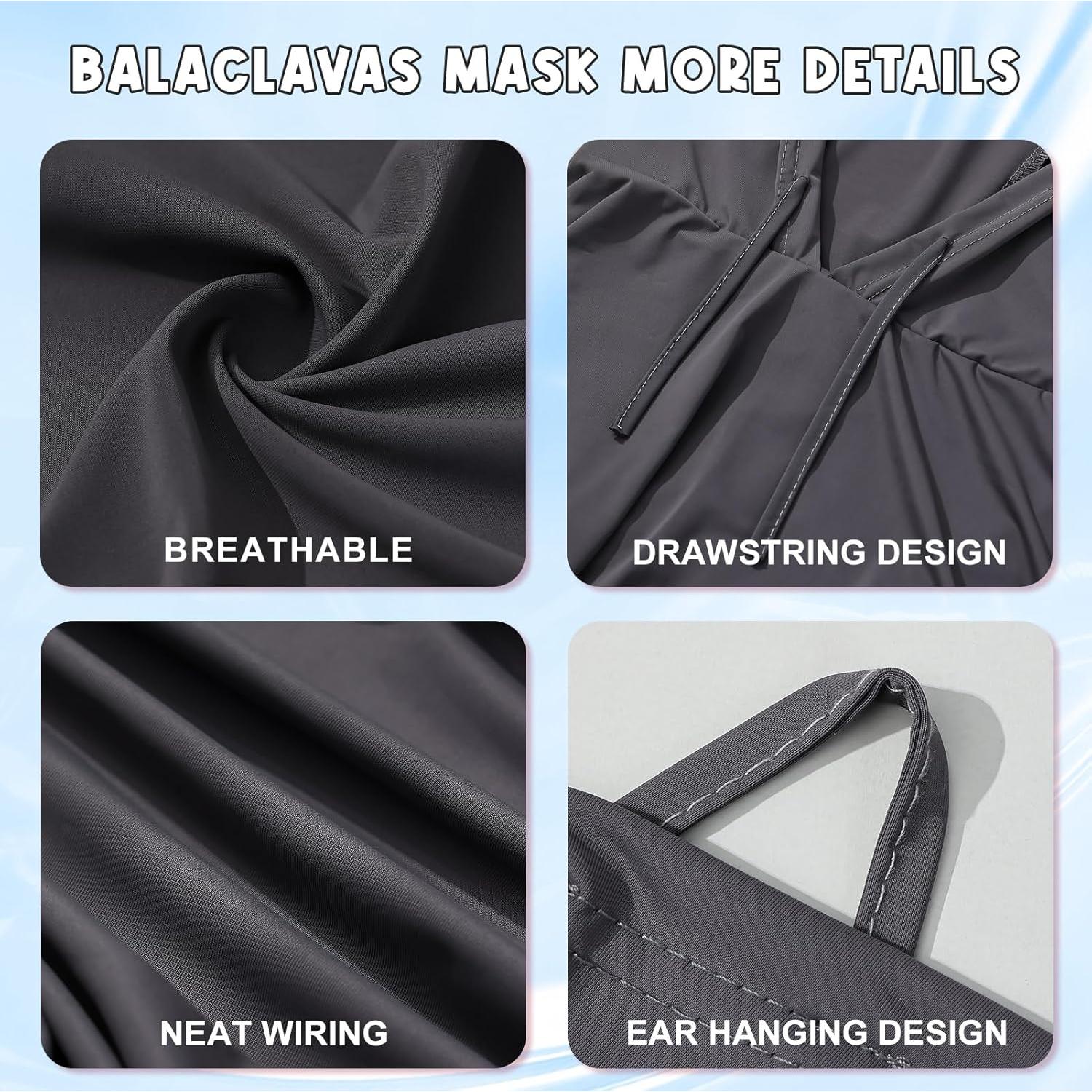 Paquete de 3 Balaclavas UV Transpirables para Hombres y Mujeres