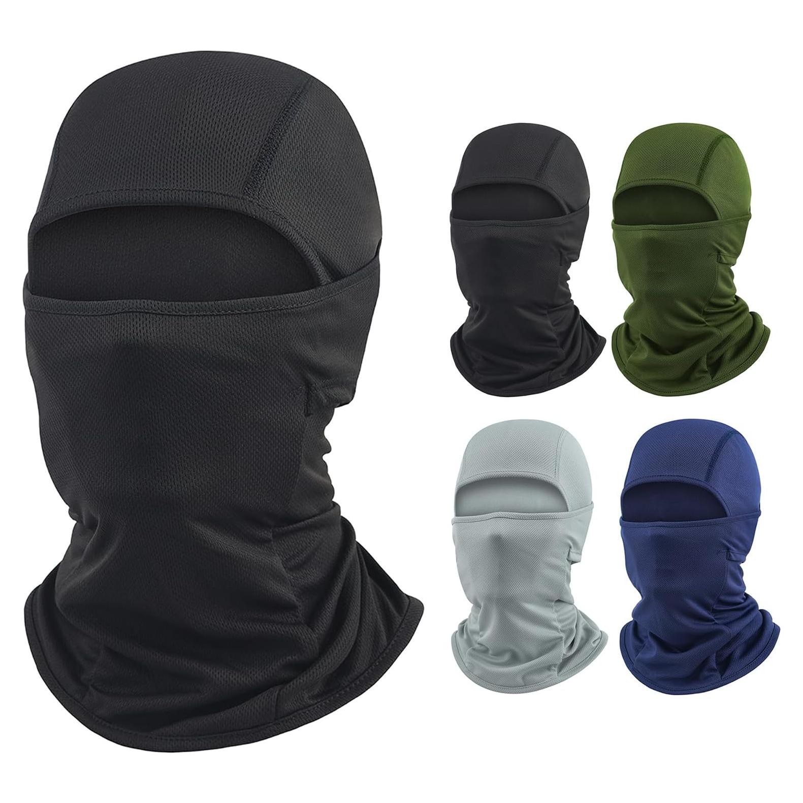 Paquete de 4 Máscaras Balaclava UV Verano Unisex - Transpirables