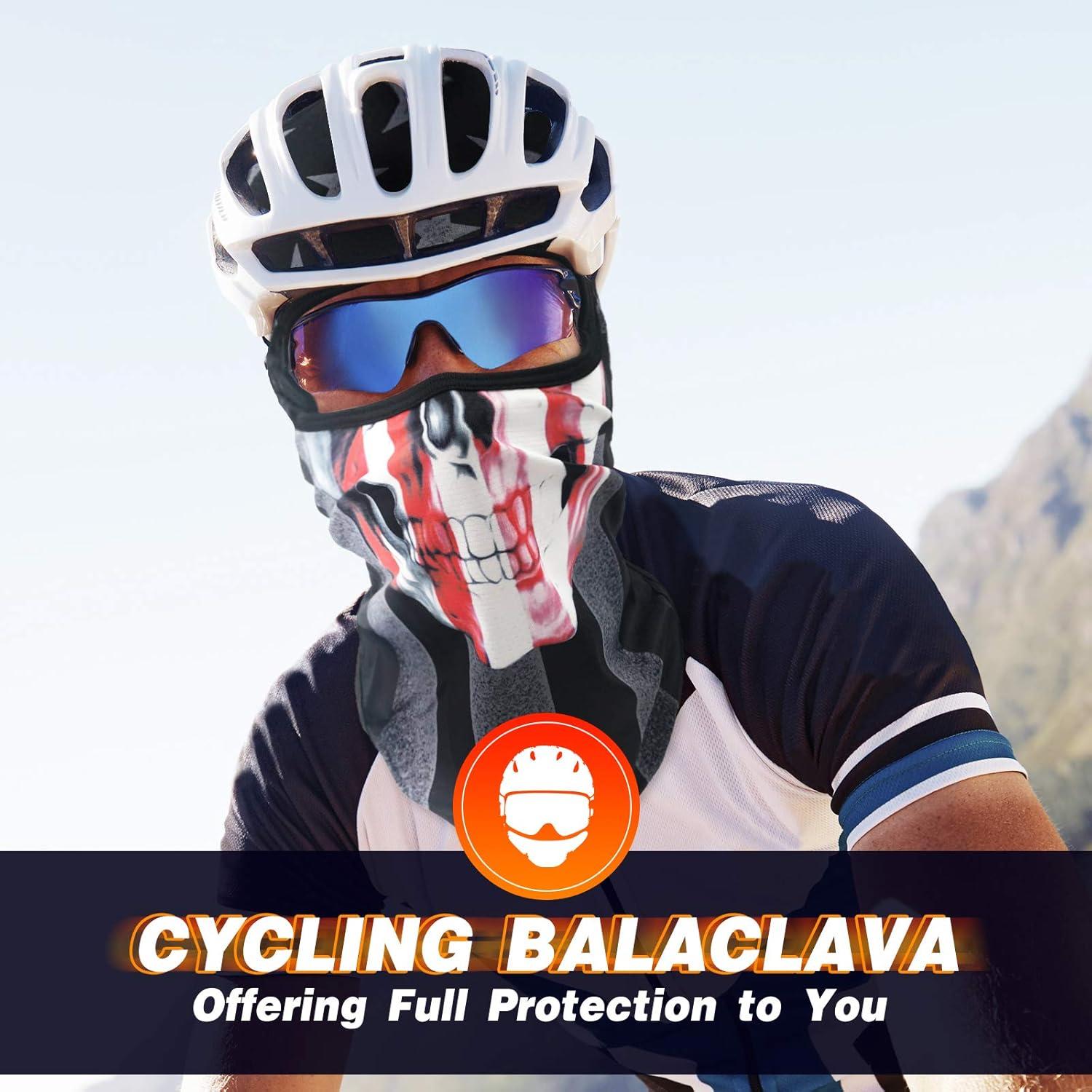 Máscara Balaclava 3D Venswell Calavera para Esquí y Ciclismo