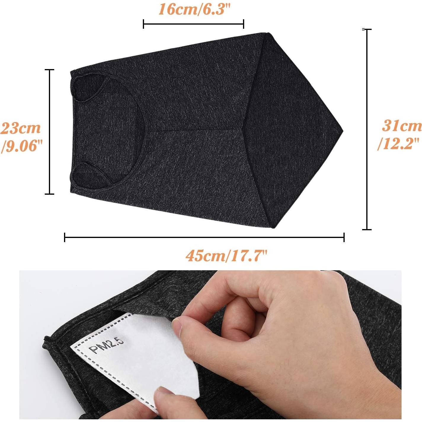 Bufanda Máscara Bandana MoKo 3 Paquetes con Filtro UV