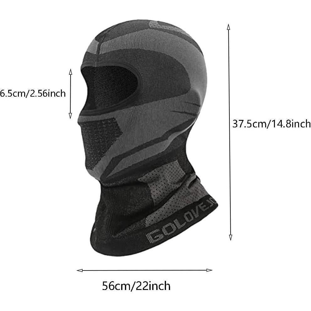 Máscara Balaclava Unisex Paeceioni BC-001 para Esquí y Motocicleta
