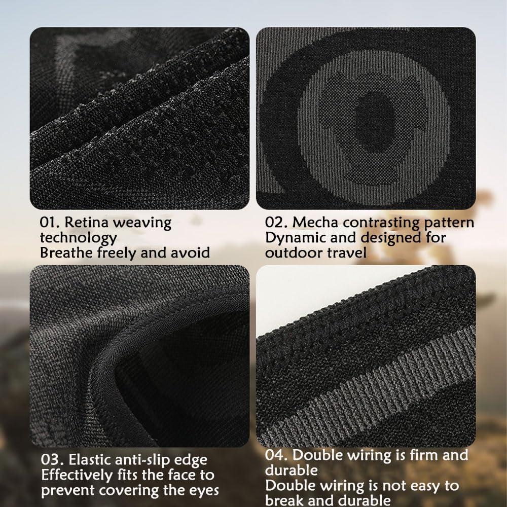 Máscara Balaclava Unisex Paeceioni BC-001 para Esquí y Motocicleta