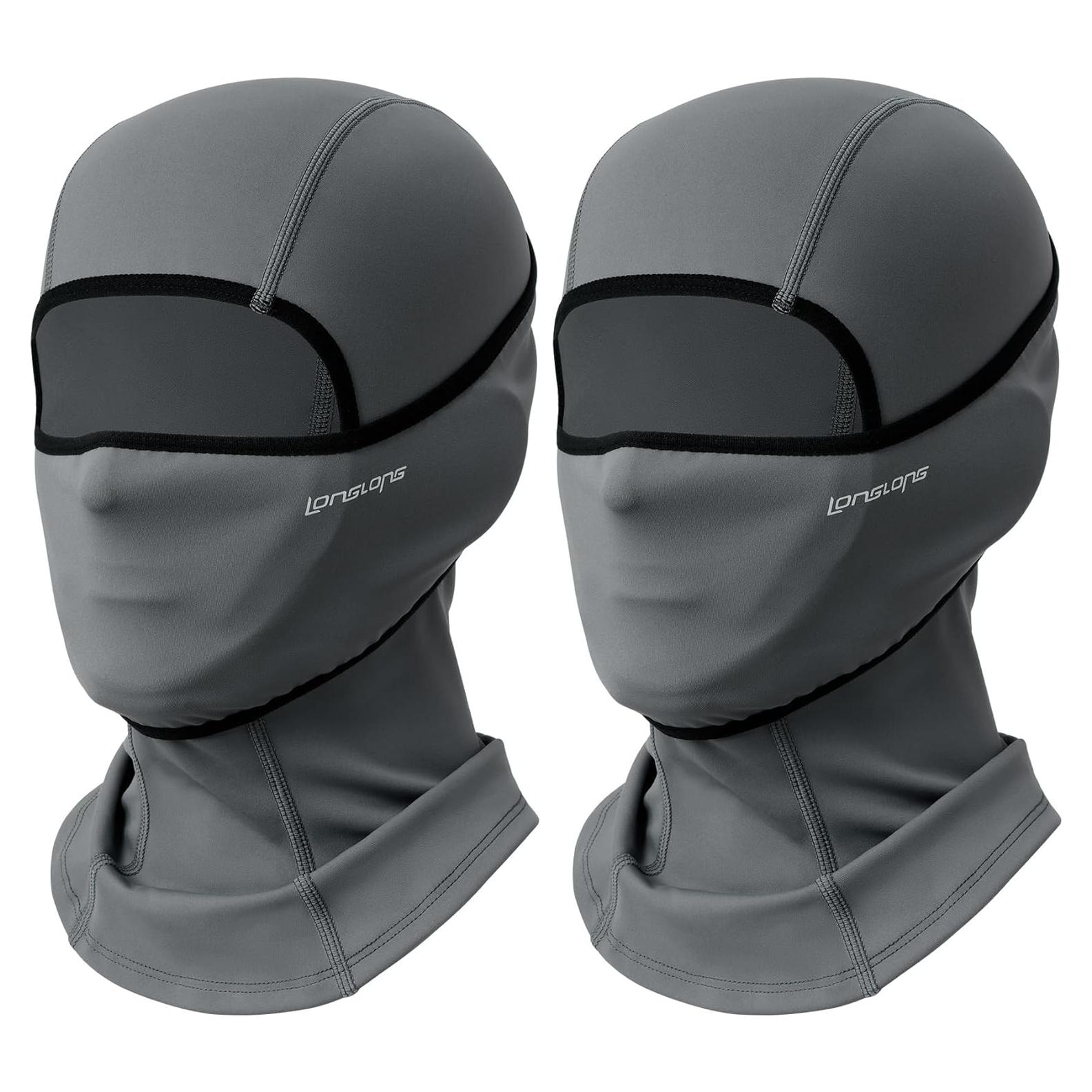Máscara Balaclava Invierno LONGLONG 2 Piezas Gris Unisex