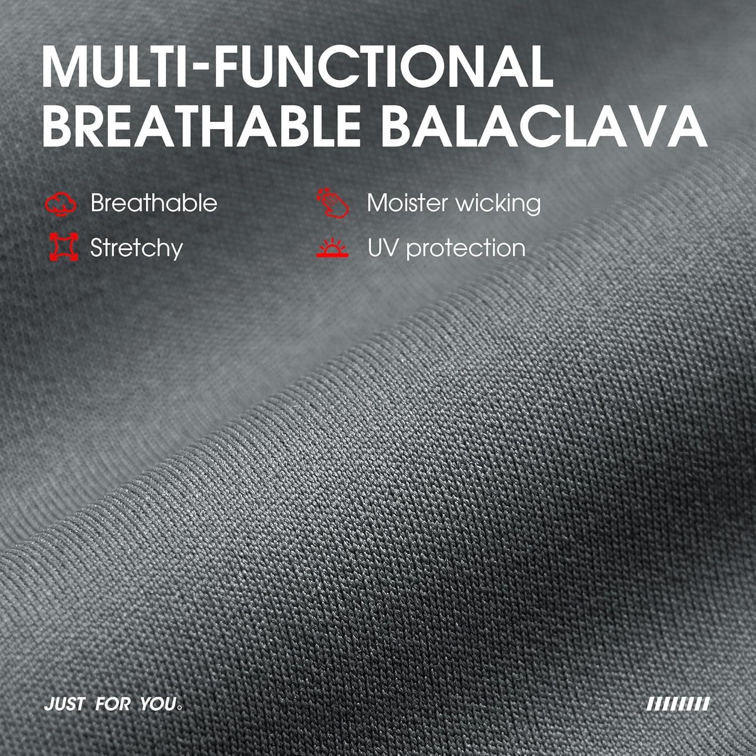 Máscara Balaclava Invierno LONGLONG 2 Piezas Gris Unisex