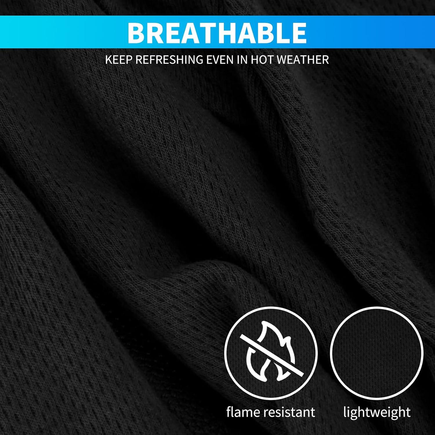 Pasamontañas FR LANLFY Ligero Unisex Negro 2 Pcs