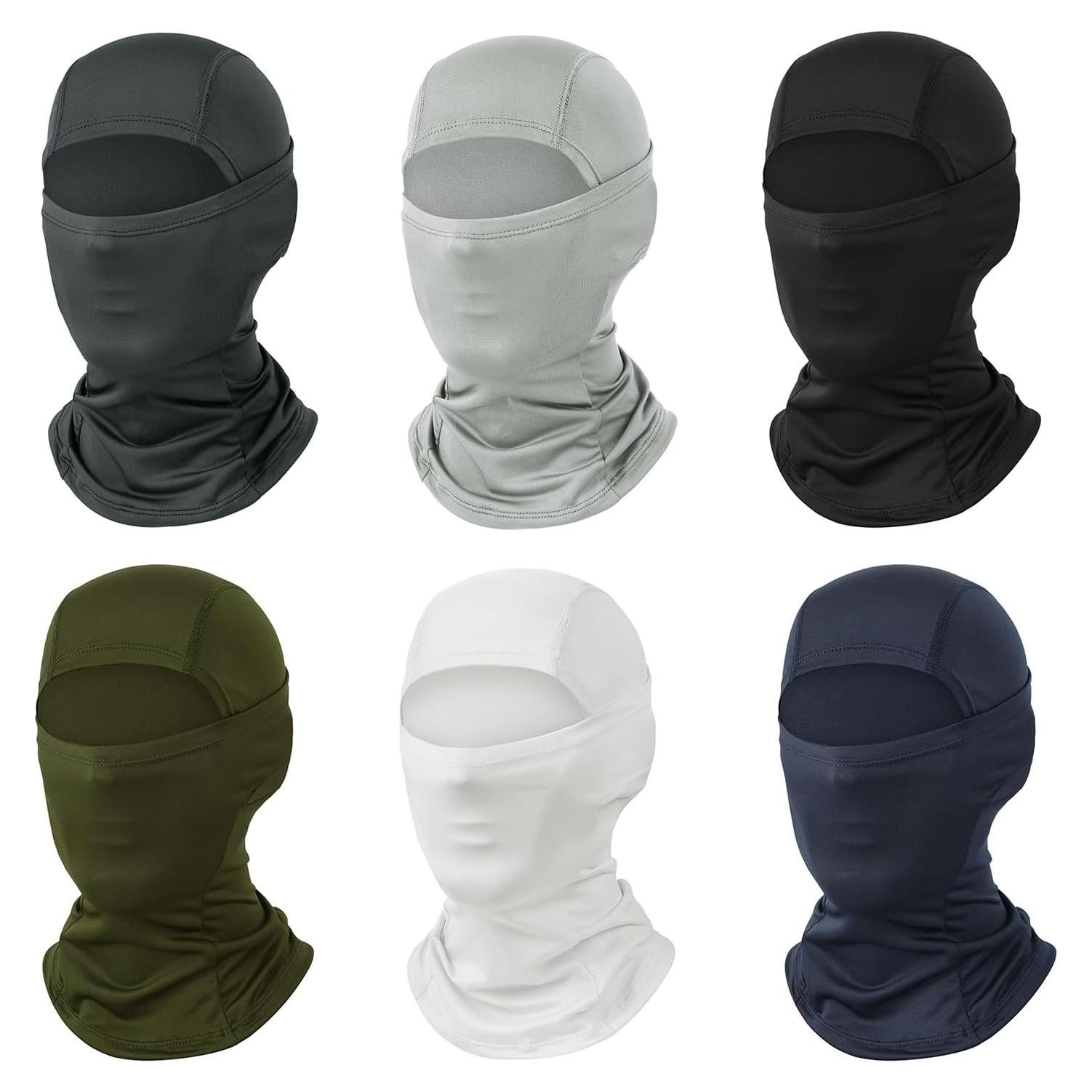 6 Máscaras Balaclava UV Protección Solar Transpirables