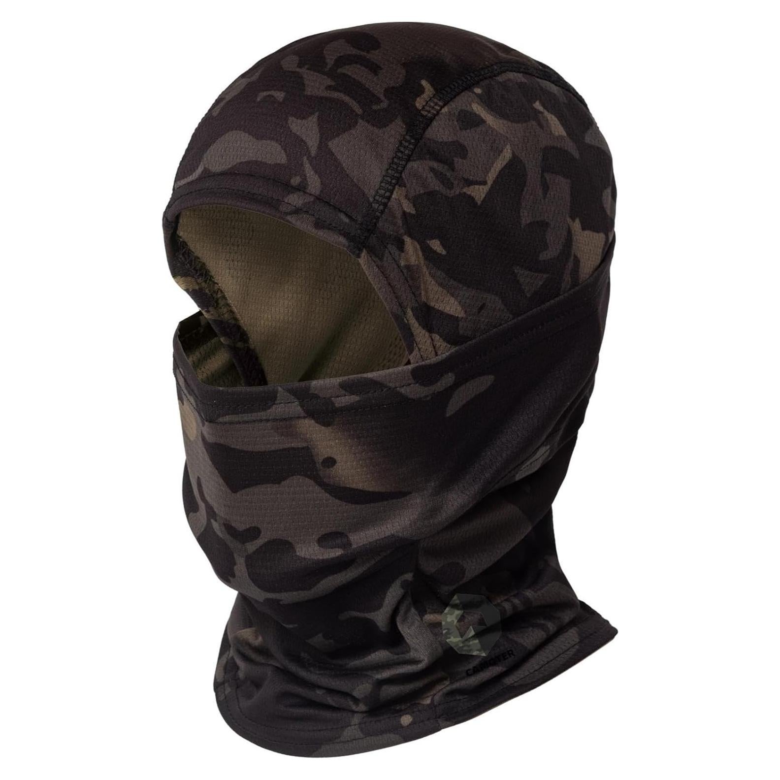 Balaclava Camo CAMOTER Unisex para Esquí y Caza UV