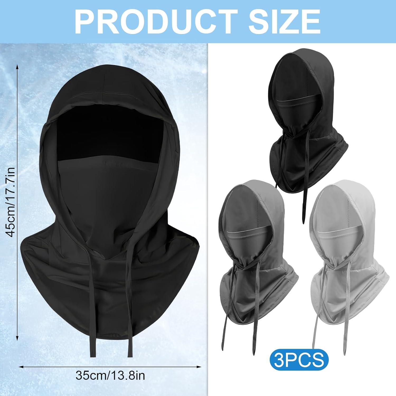 Paquete de 3 Máscaras Balaclava Refrigerantes UPF 50+
