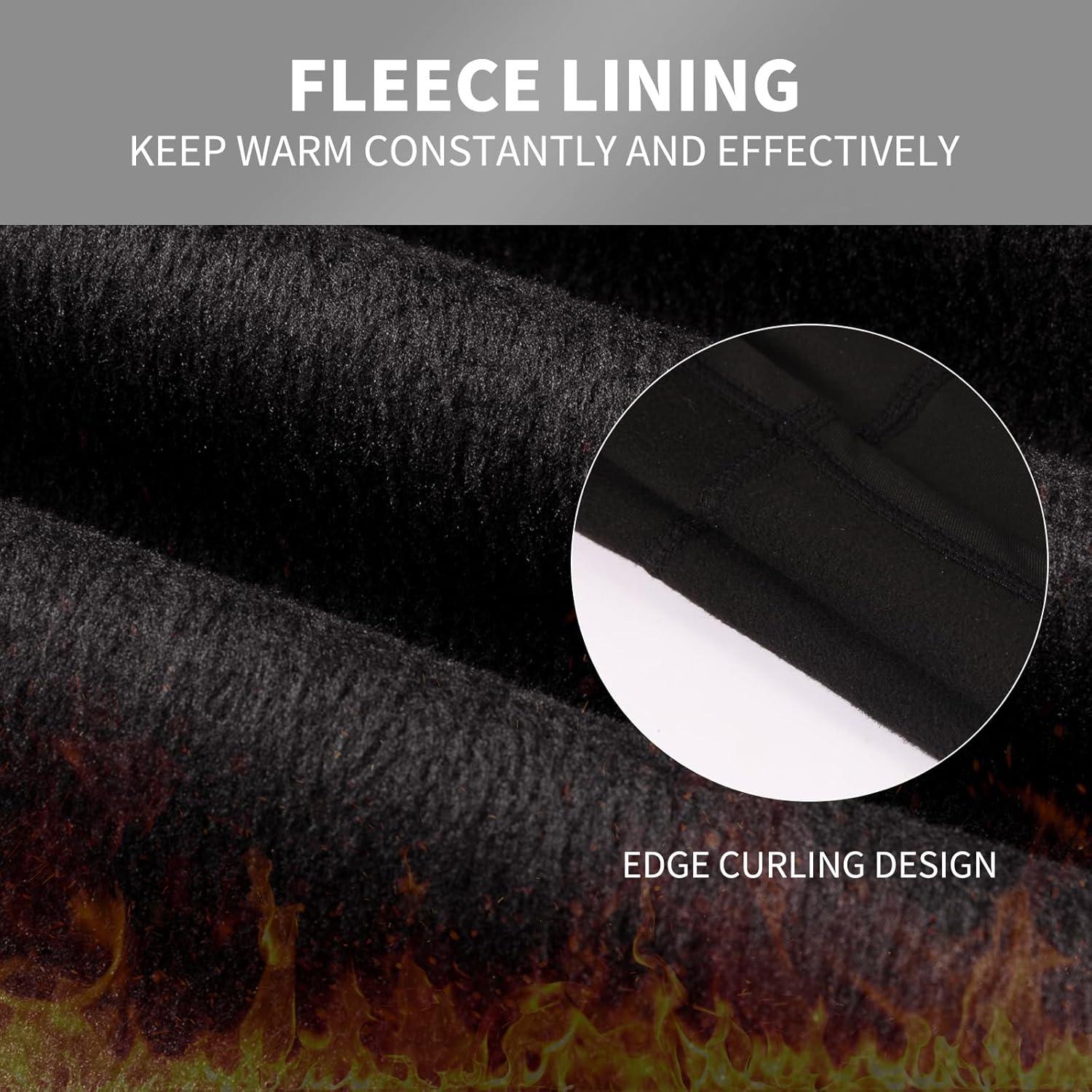 Máscara Balaclava Térmica Unisex para Esquí y Motociclismo Negra