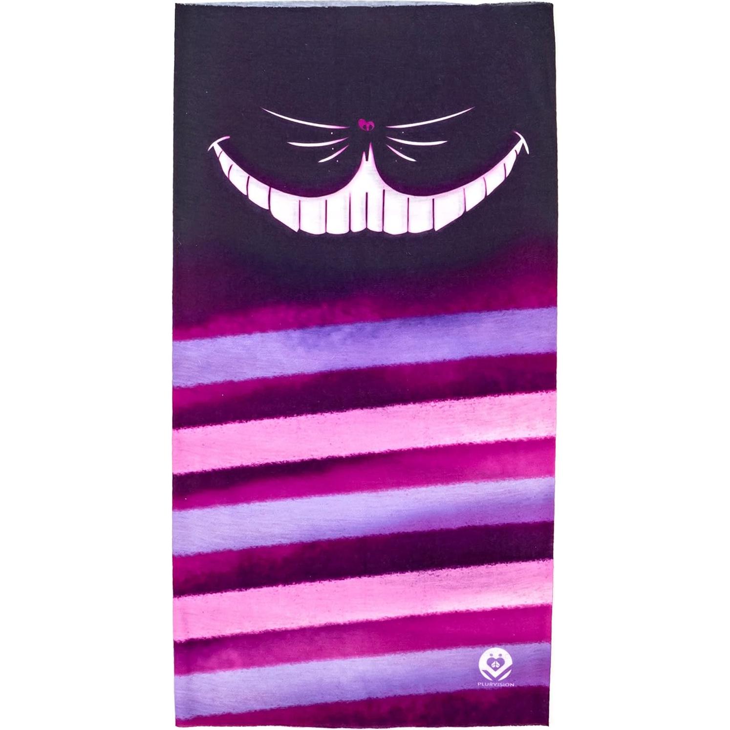 Mascarilla Facial Bandana Plur Vision Gato de Cheshire - Multifuncional