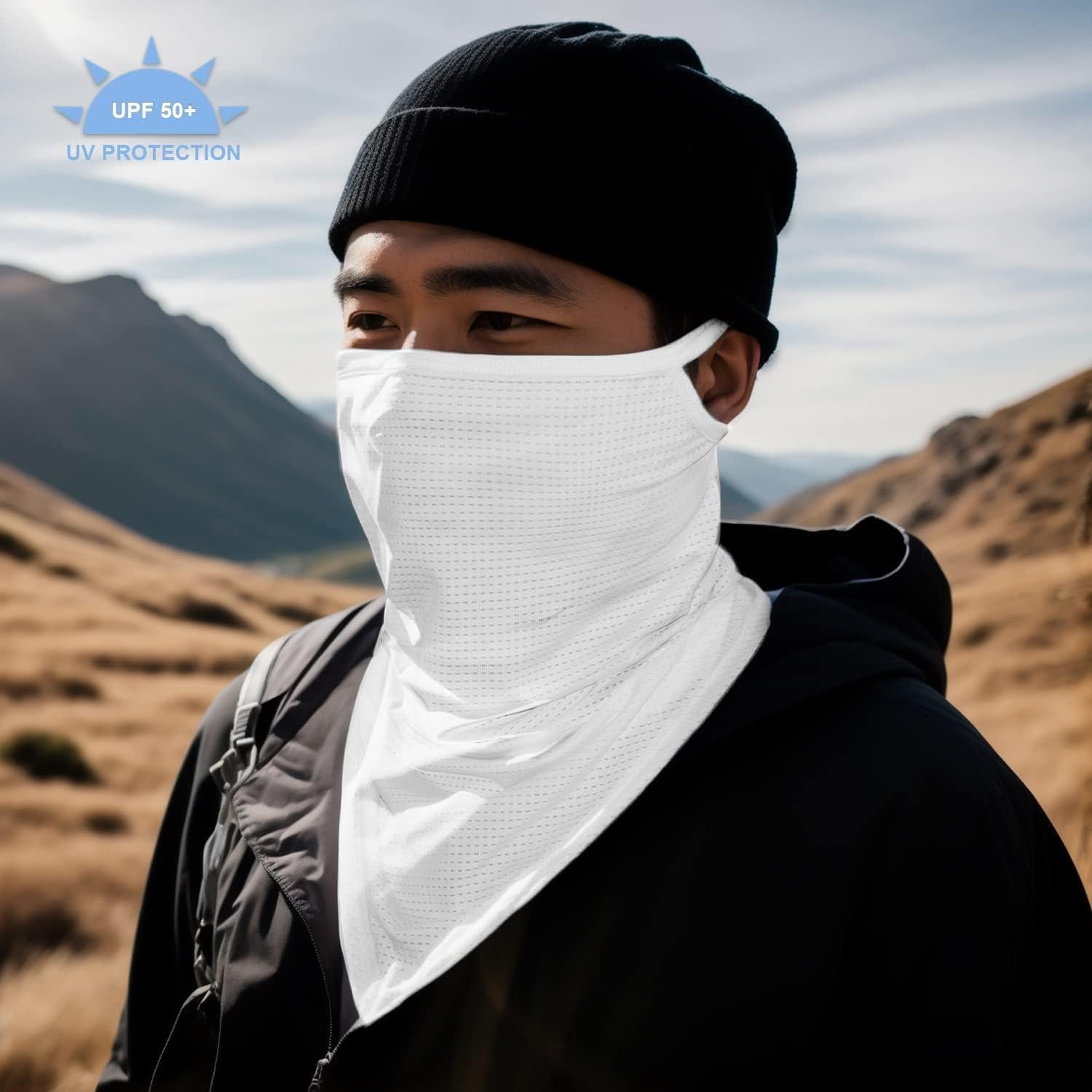 Gaiter de Cuello TClian con Protección UV para Hombres y Mujeres