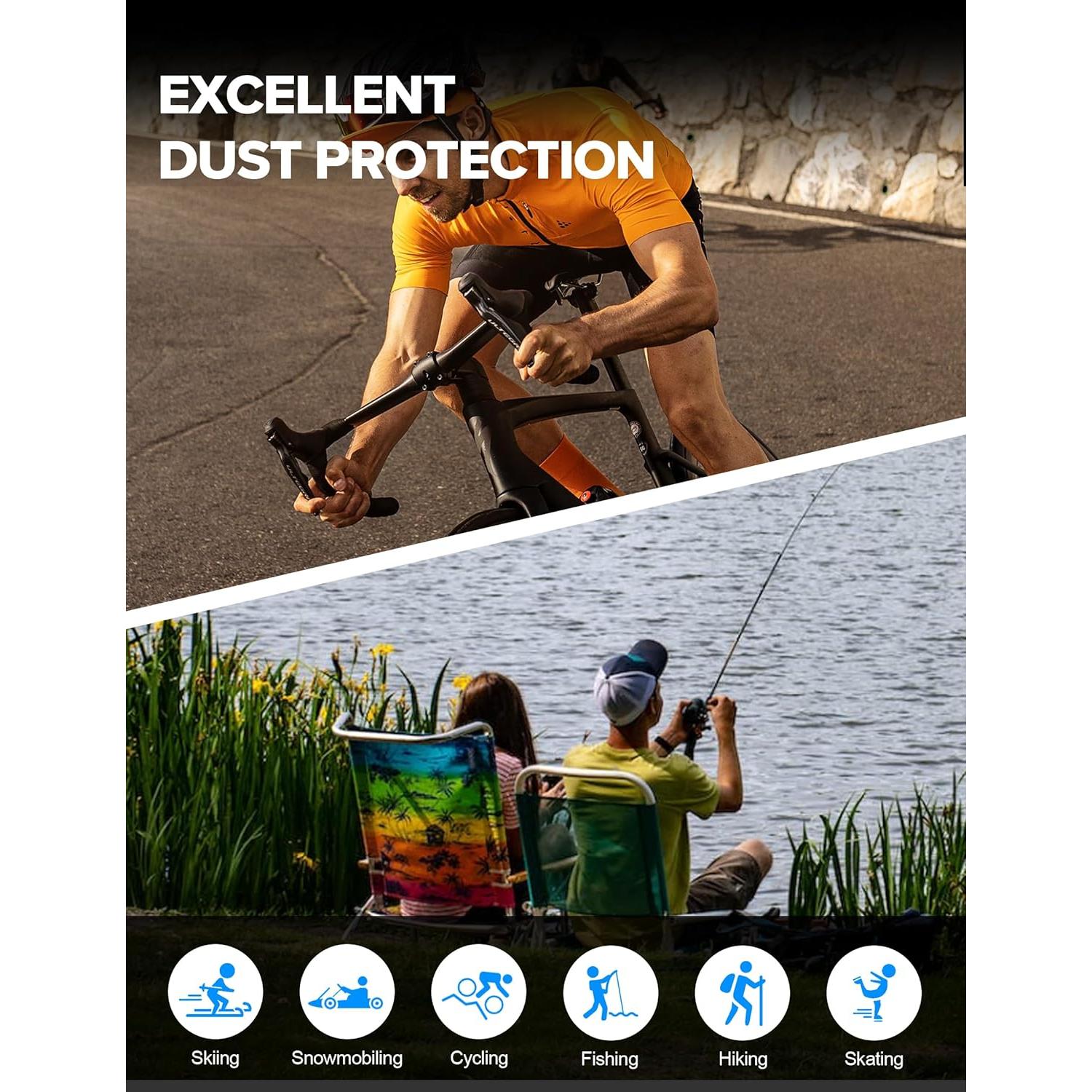 INBIKE Máscara Balaclava UV Transpirable Camuflaje