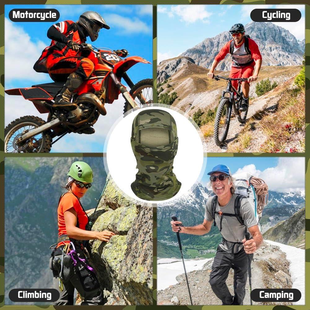 5 Balaclavas Camufladas XinLin para Esquí y Actividades al Aire Libre