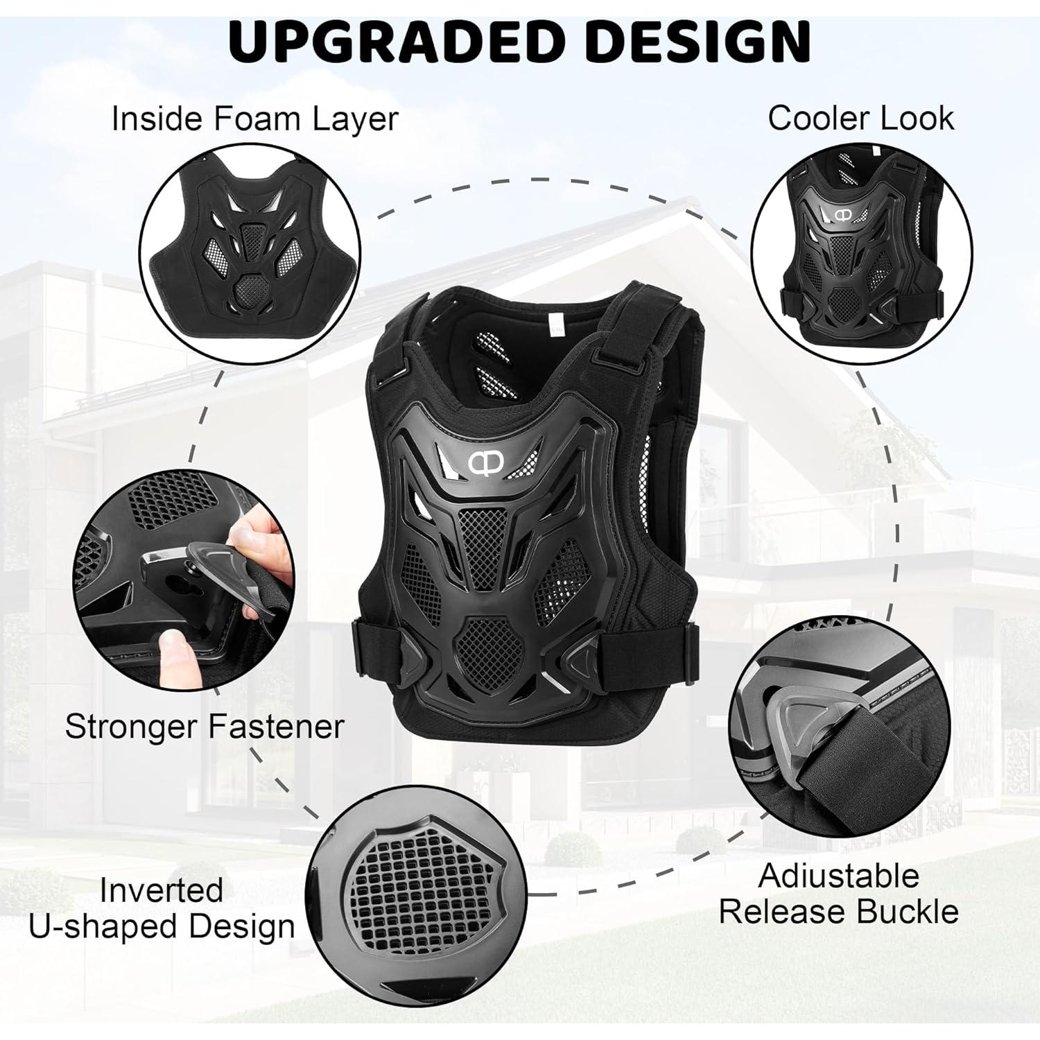 Protector de Pecho DA 1 Ajustable para Bicicleta Todo Terreno