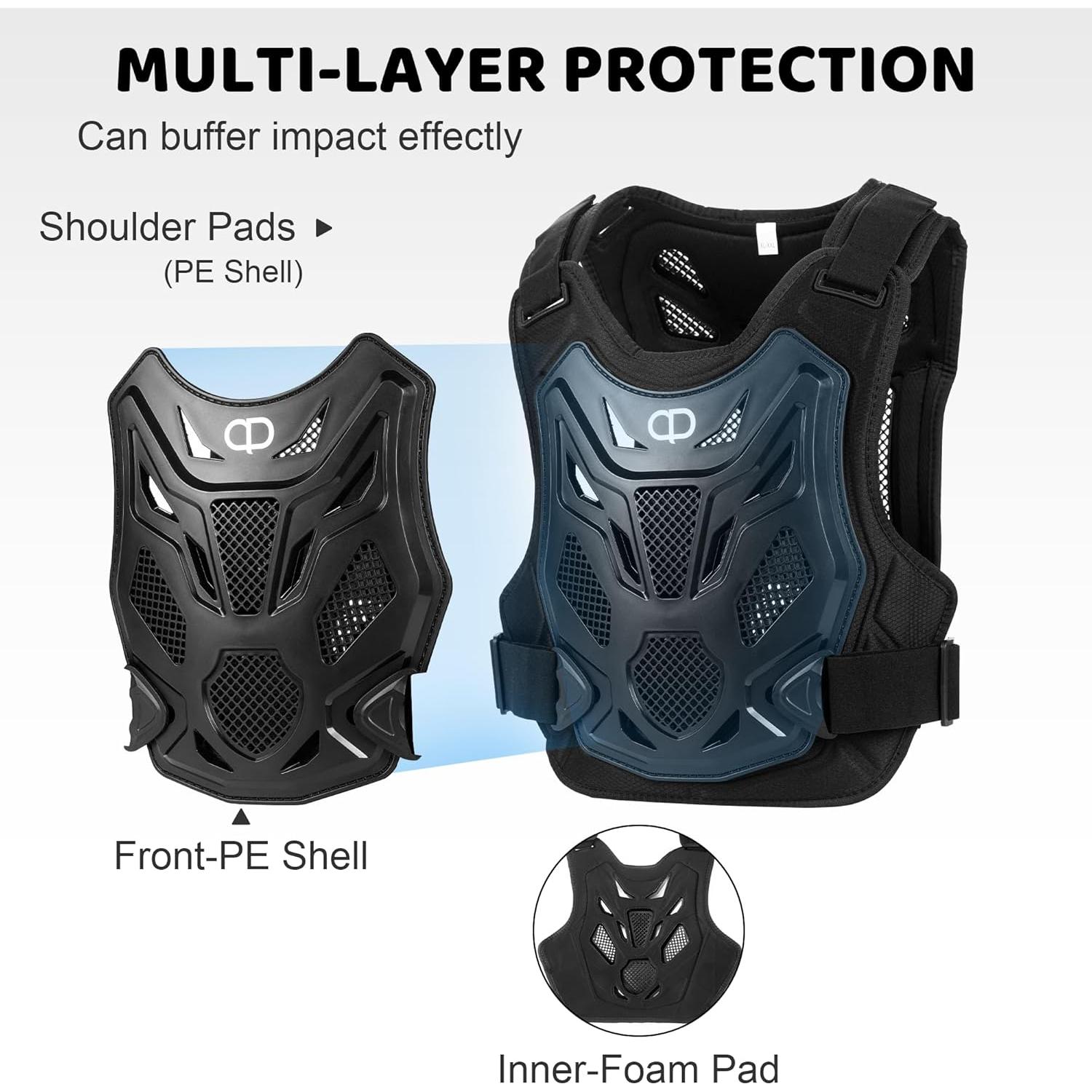 Protector de Pecho DA 1 Ajustable para Bicicleta Todo Terreno