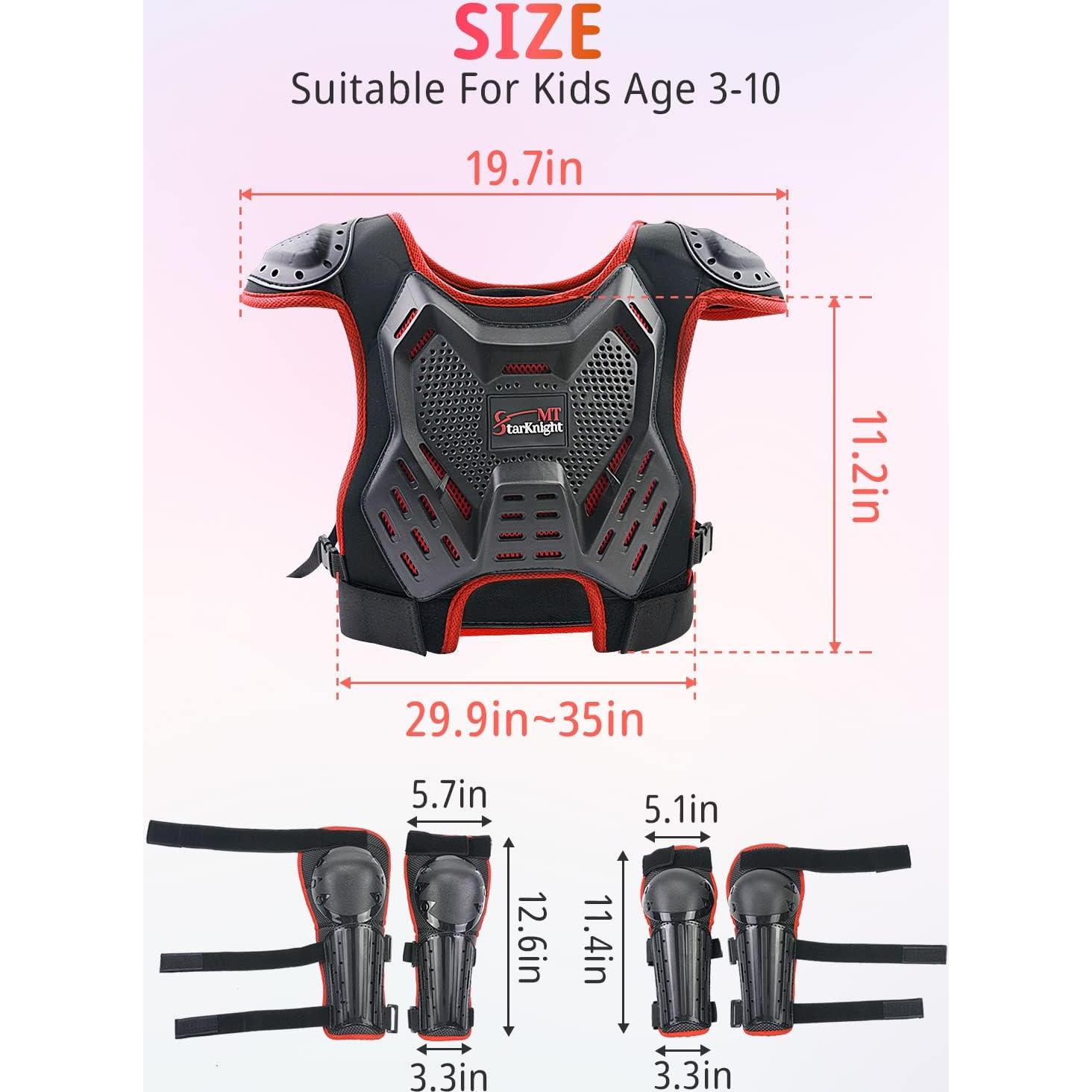 Equipo de Protección Motocross Niños StarknightMT - 3 a 10 Años