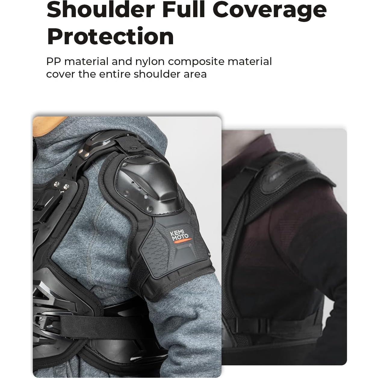 Protector de Pecho KEMIMOTO F1106-03107-BKL para Motocicleta