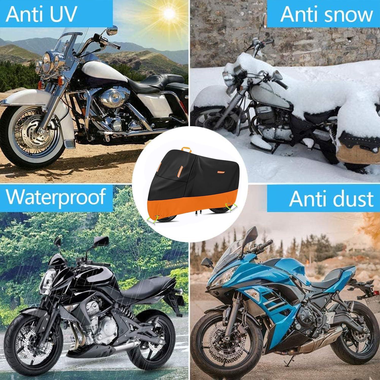 Cubierta de Motocicleta Seceles 4XL Impermeable 274x94x140cm