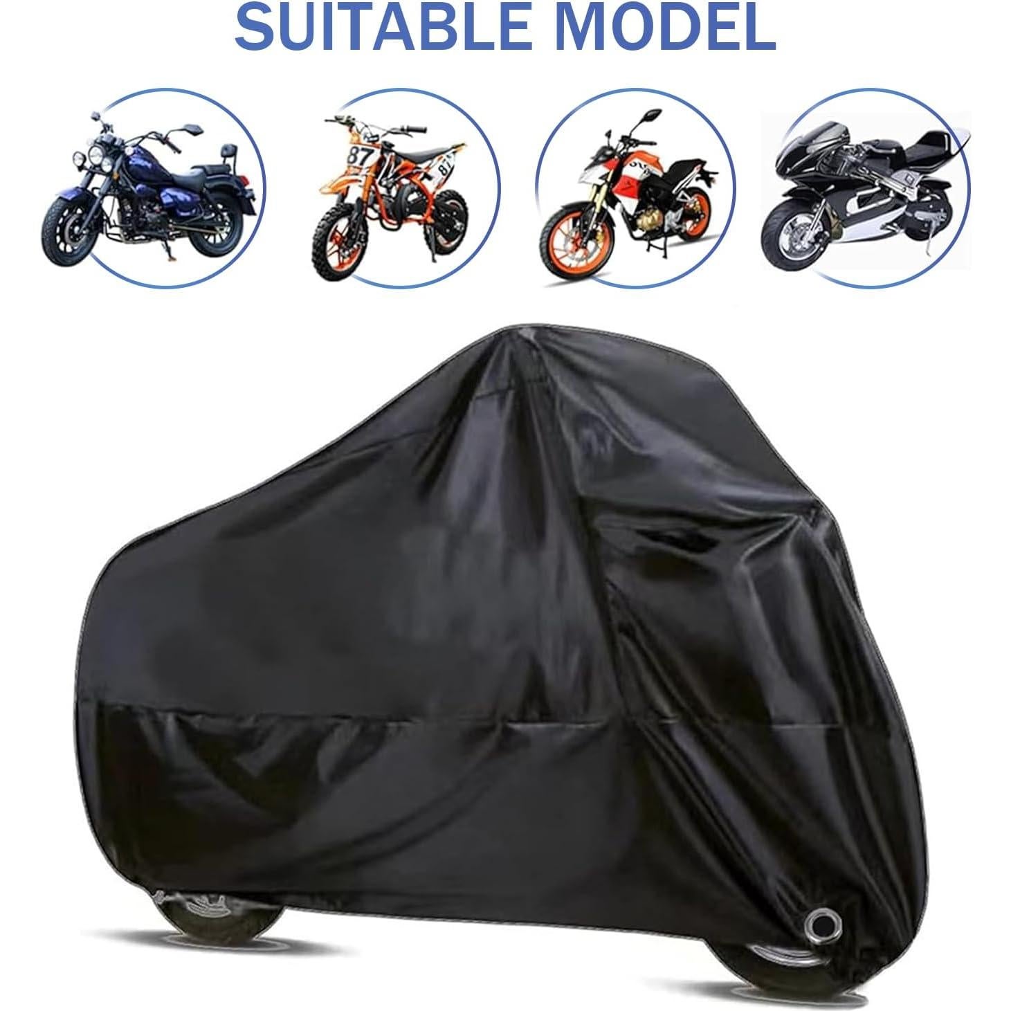 Cubierta de Motocicleta Impermeable Merdege MERCZ2604BL-1PC