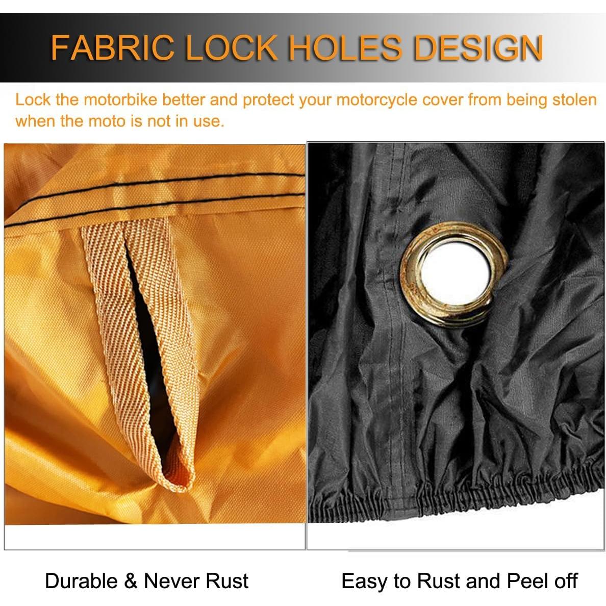 Funda de Motocicleta Impermeable INEZARI XXXXl Ajuste Universal