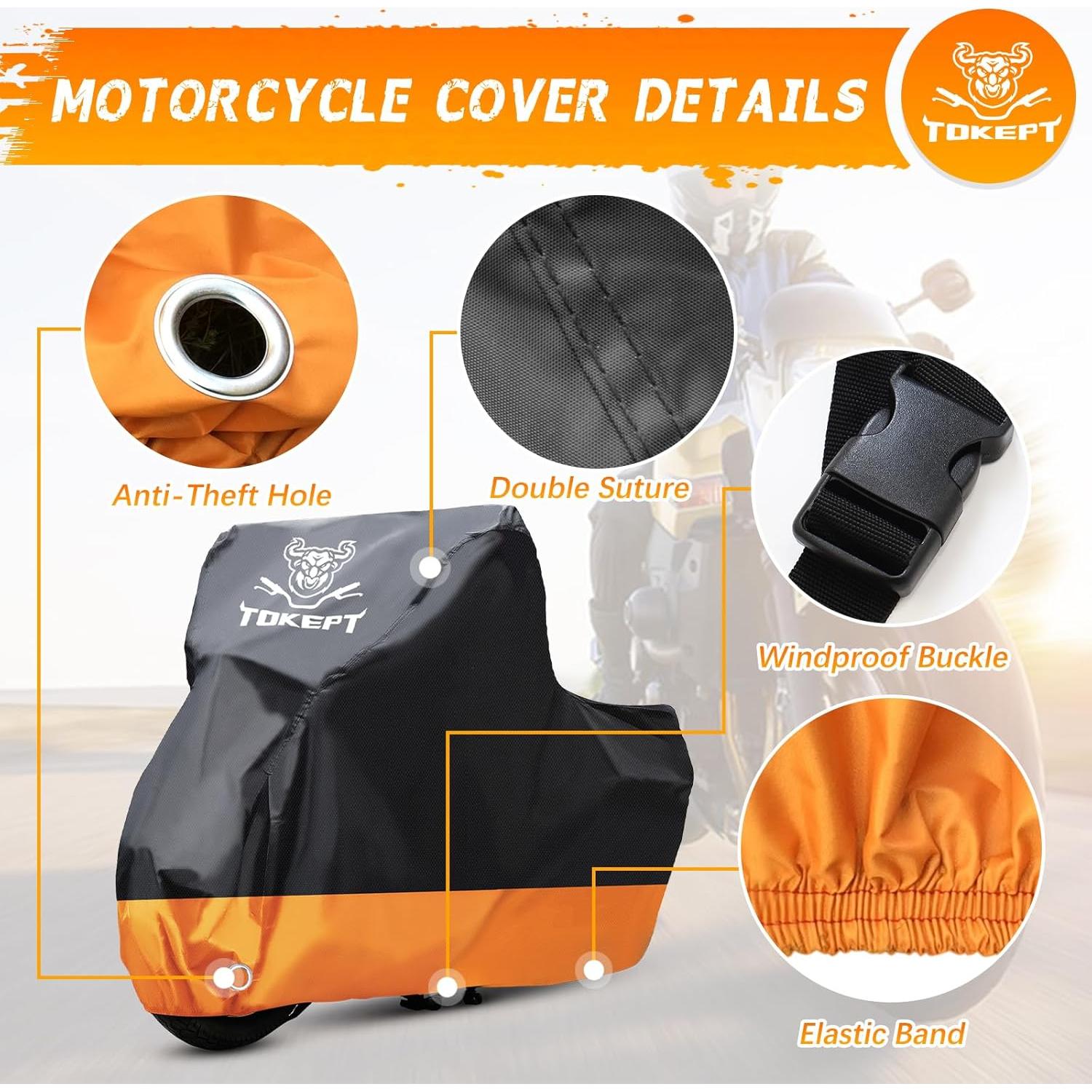 Funda de Motocicleta Tokept Impermeable XXXL 294.64 cm