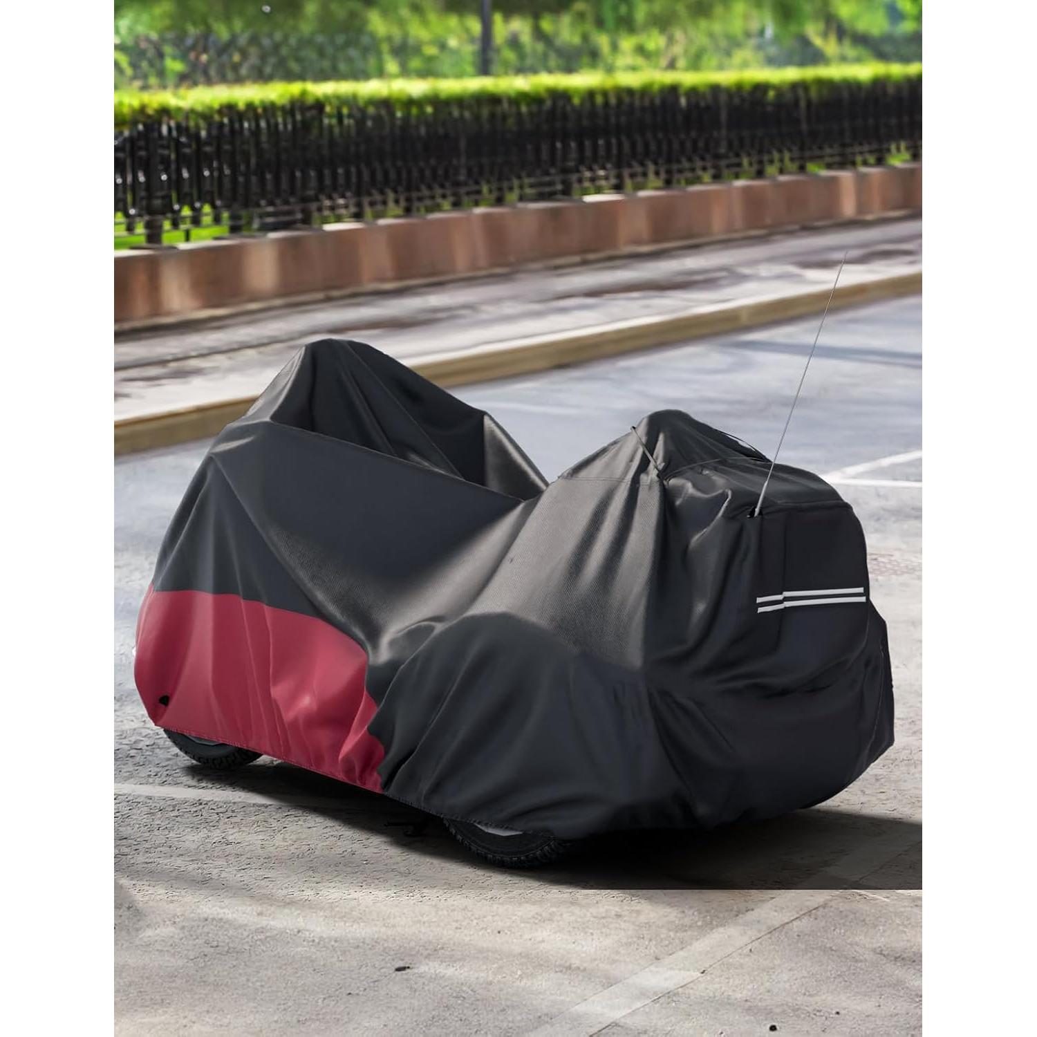 Funda para Motocicleta Trike KEMIMOTO Impermeable Rojo