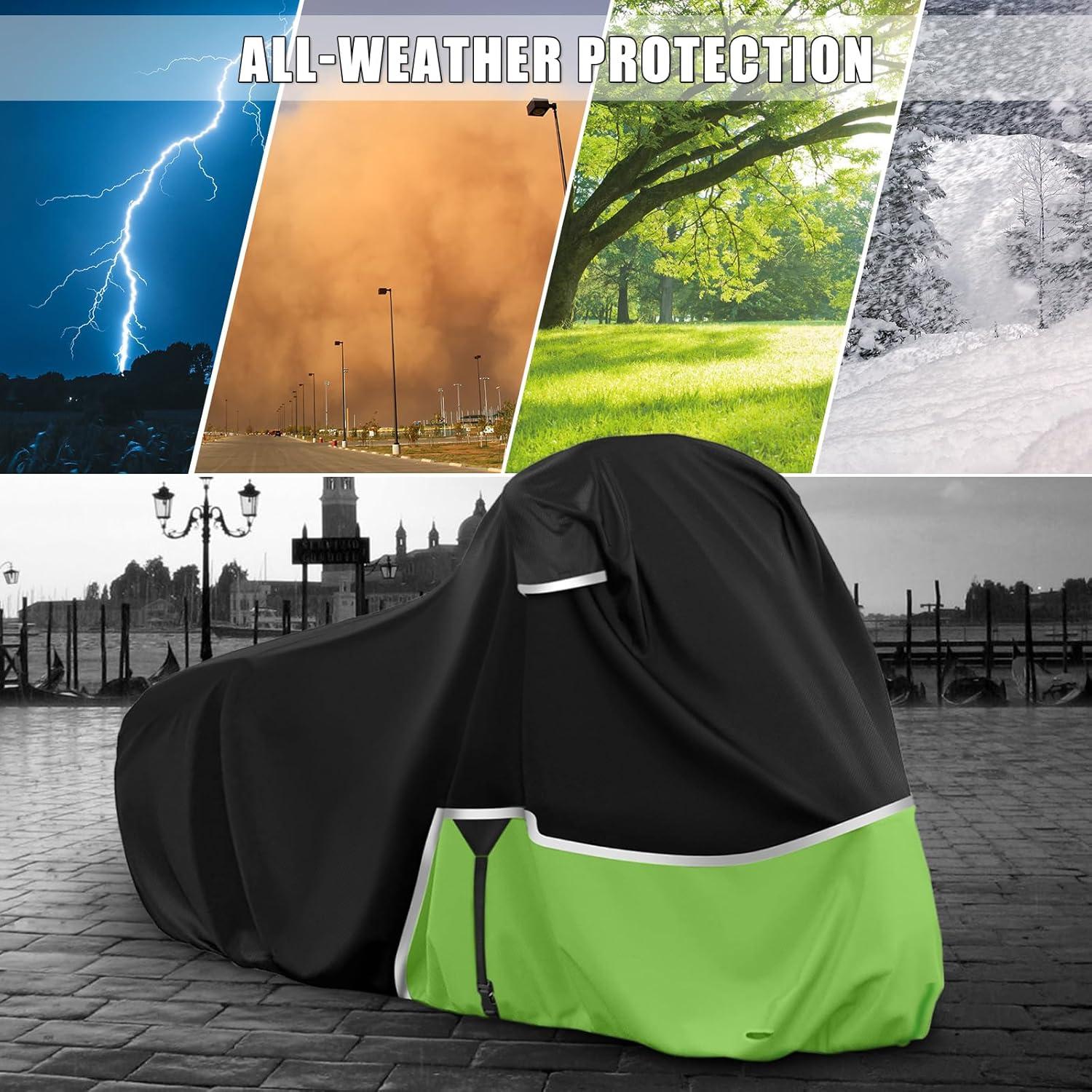 Cubierta de Moto Sportuli Impermeable para Kawasaki Vulcan 650-1500